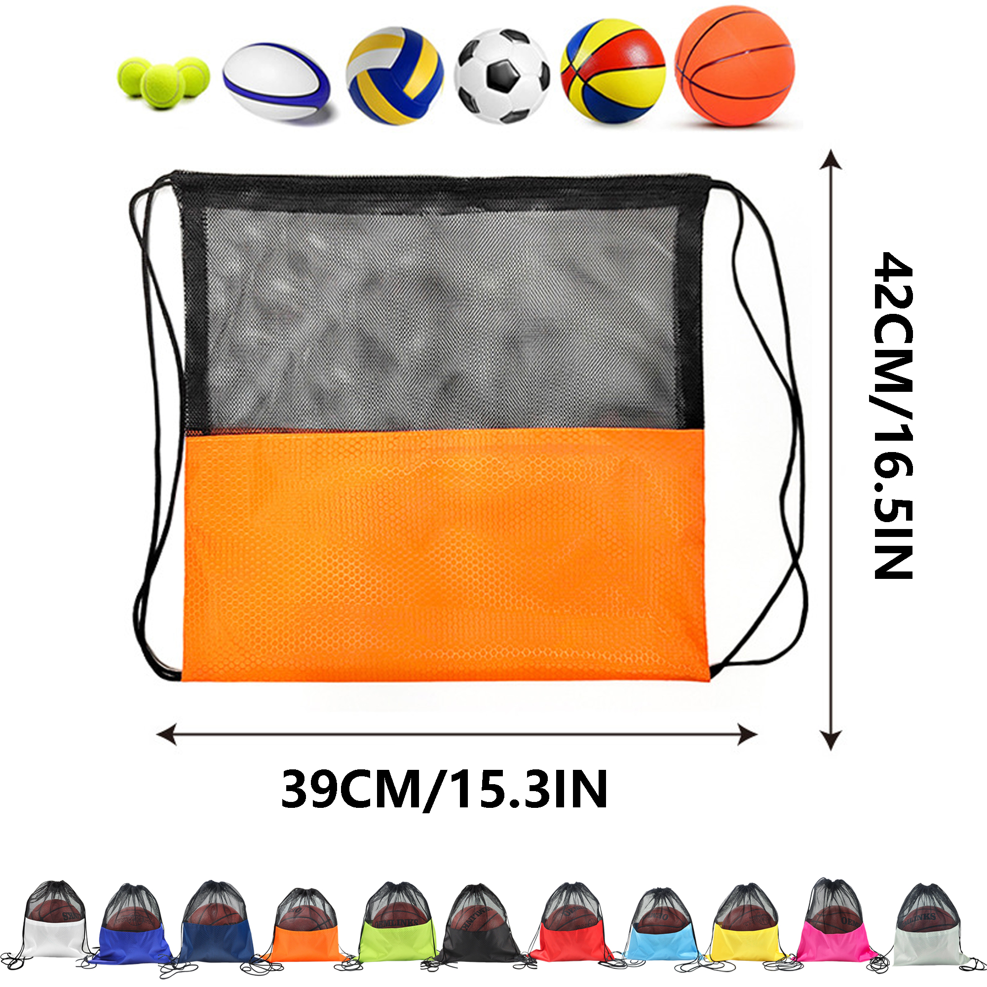 Sports Mesh Bag for Basketball 4