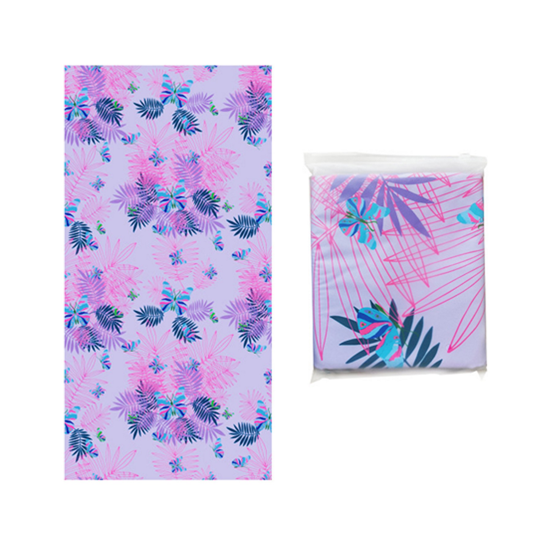 Ultra Fine Fiber Double-sided Velvet Beach Towel 5
