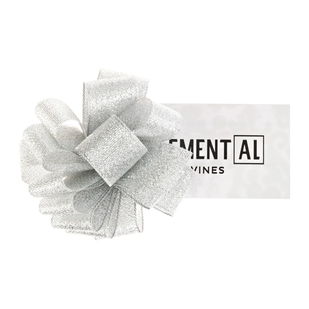 Wine Bottle Ribbon Bow with Card 5