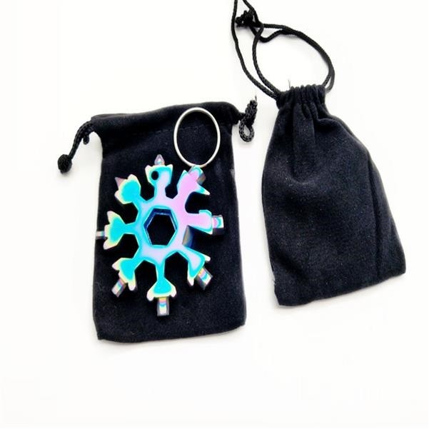 Saker 18-in-1 Snowflake Multi Tool Christmas Gift Keychain 3