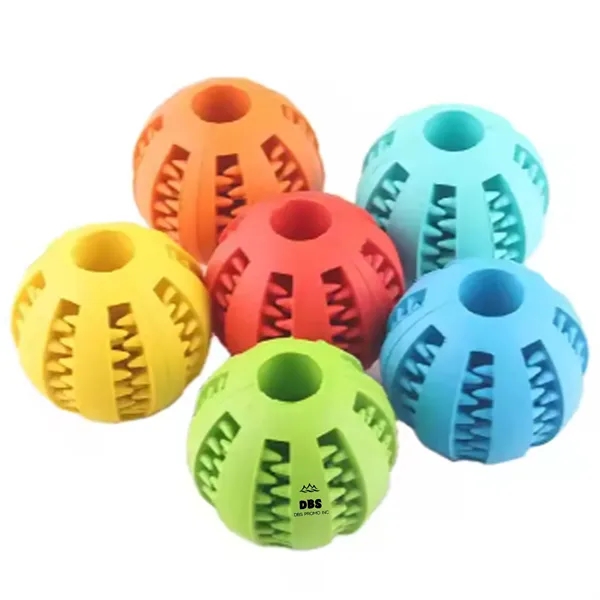 Tough Pet Toy Ball - Durable Dog Chew Treat with IQ Challeng