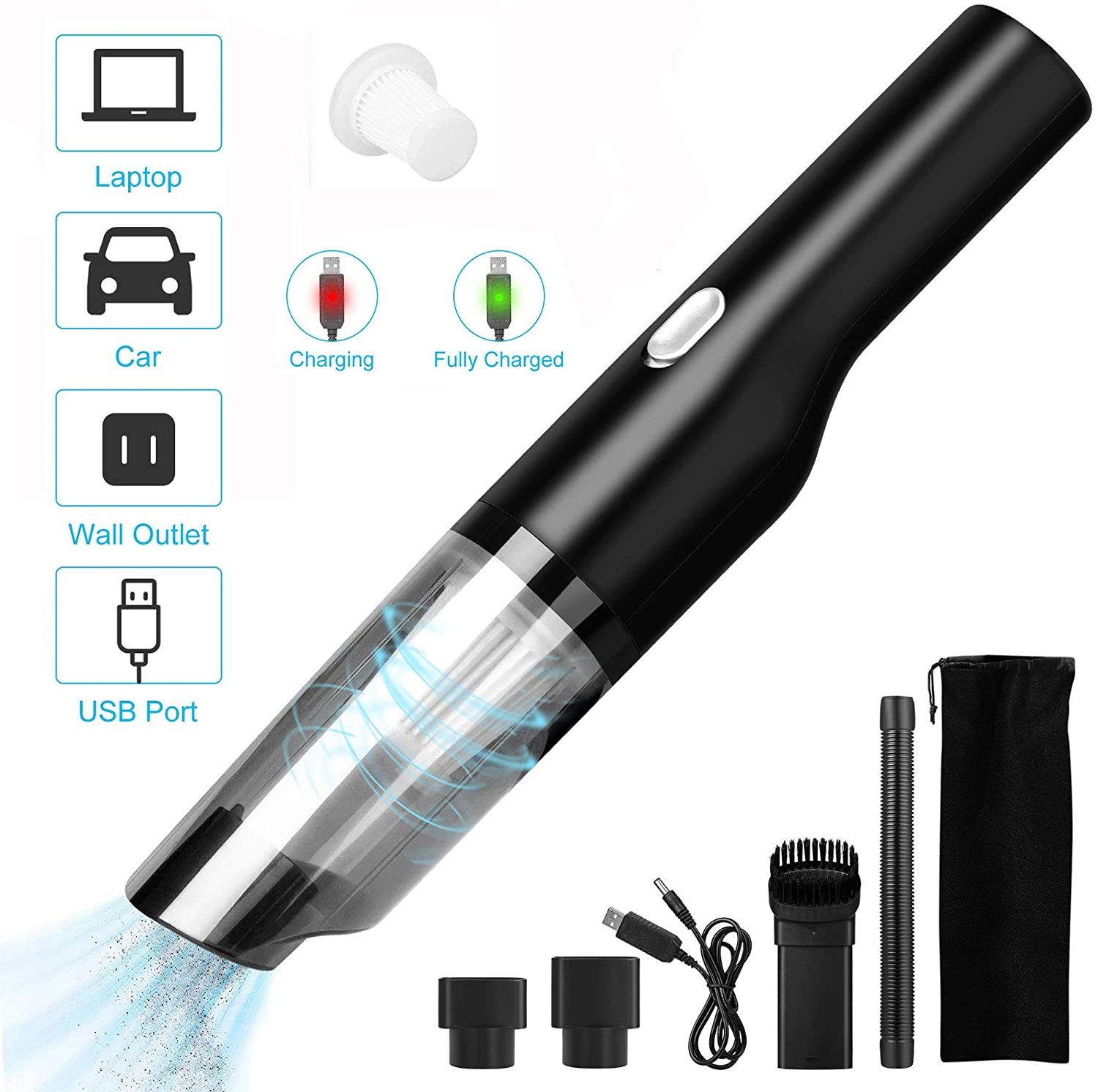 Mini Cordless Car Vacuum Cleaner 5