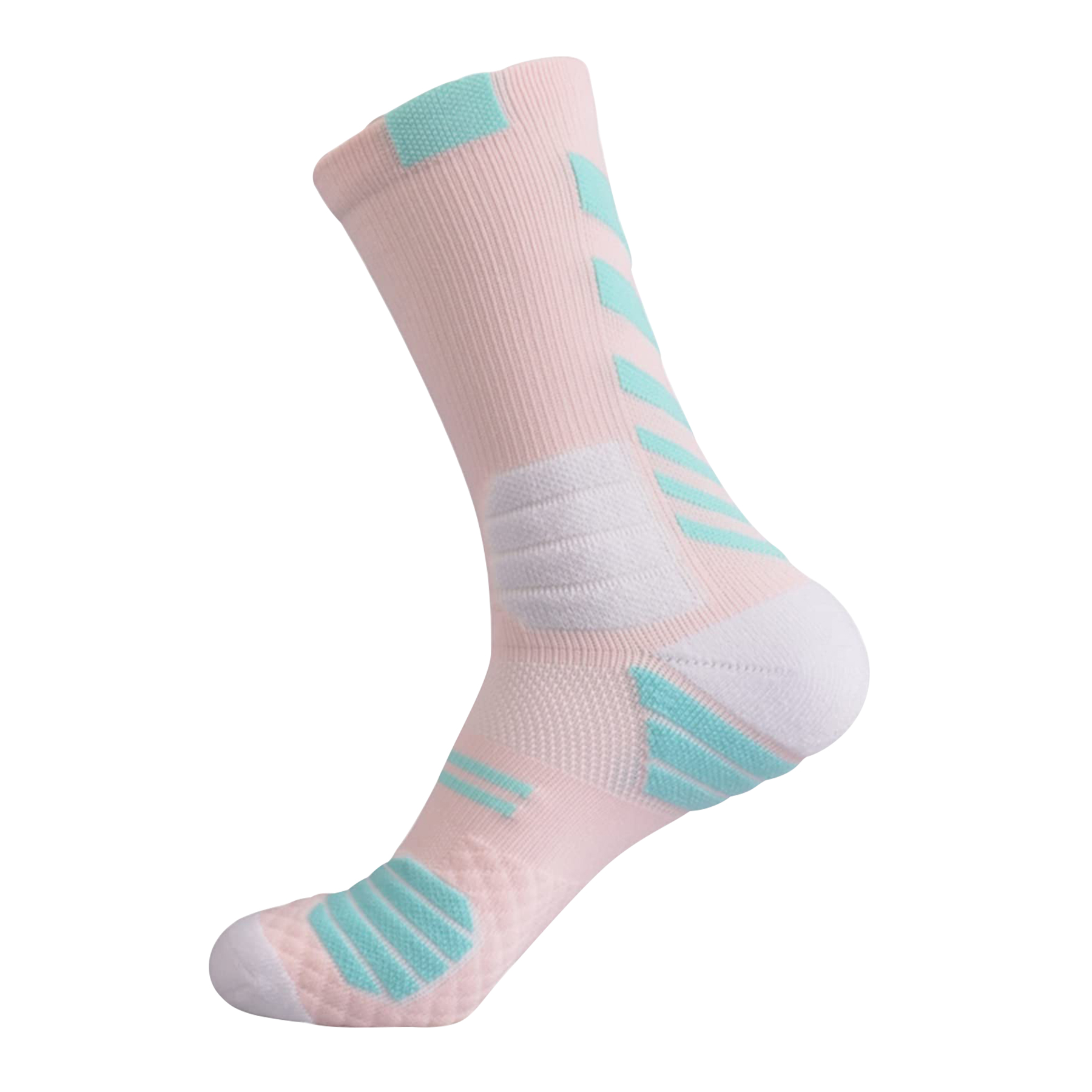 Full-Color Jacquard Mid-Calf Sports Socks 11