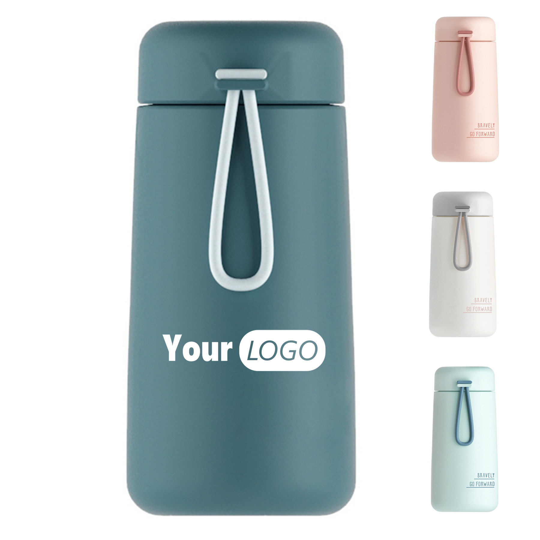 9oz 304 stainless steel cute portable Bottles-Insulated, custom water bottle with logo imprint 7