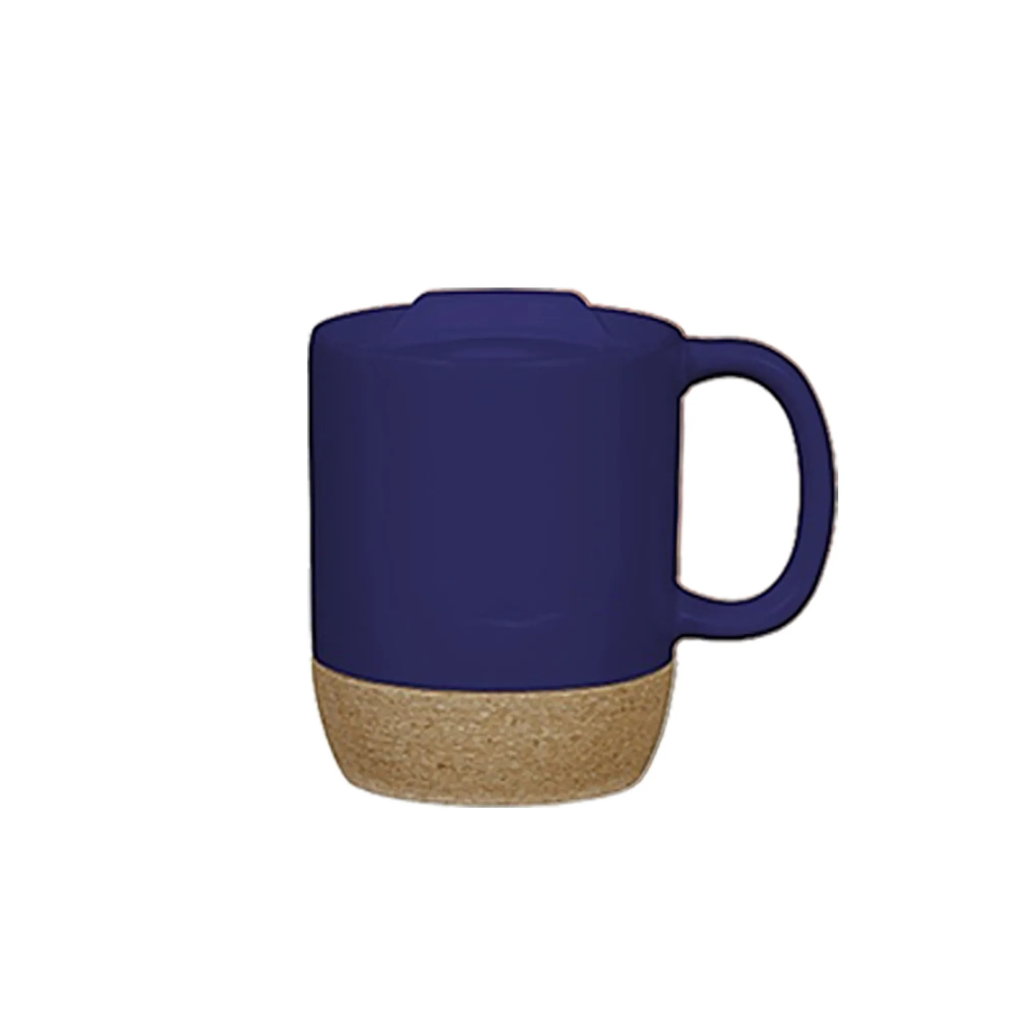 12oz Cork bottom ceramic mug Boshan 4.3" x3.4" 2