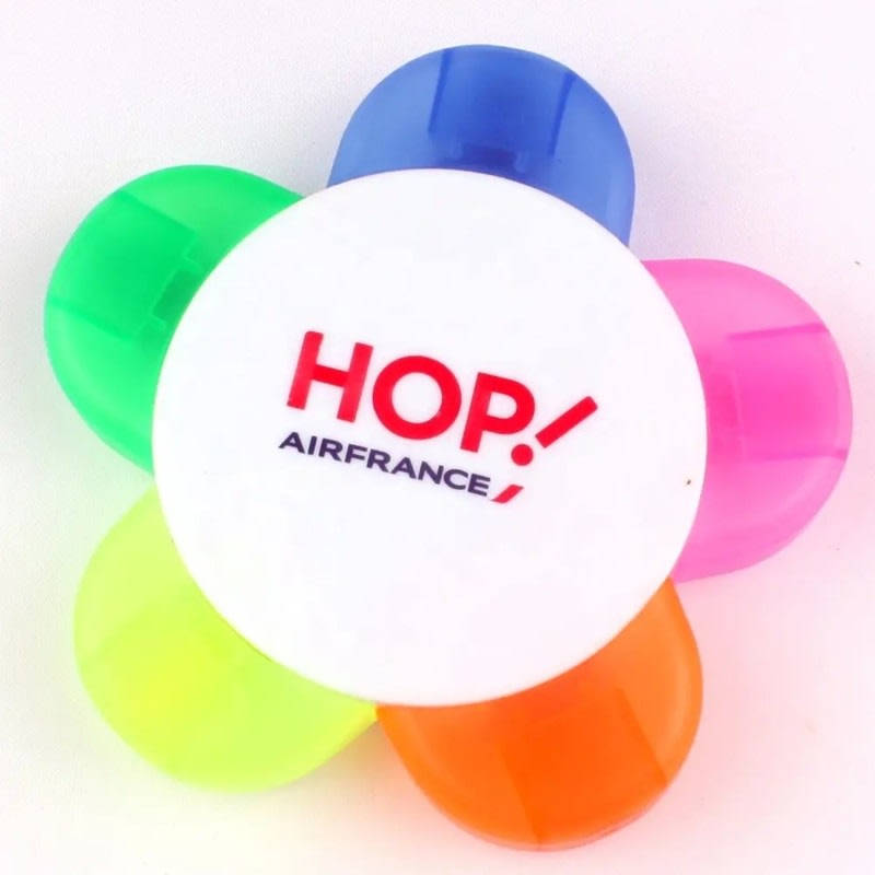 Custom Multi-Color Flower Highlighters 3