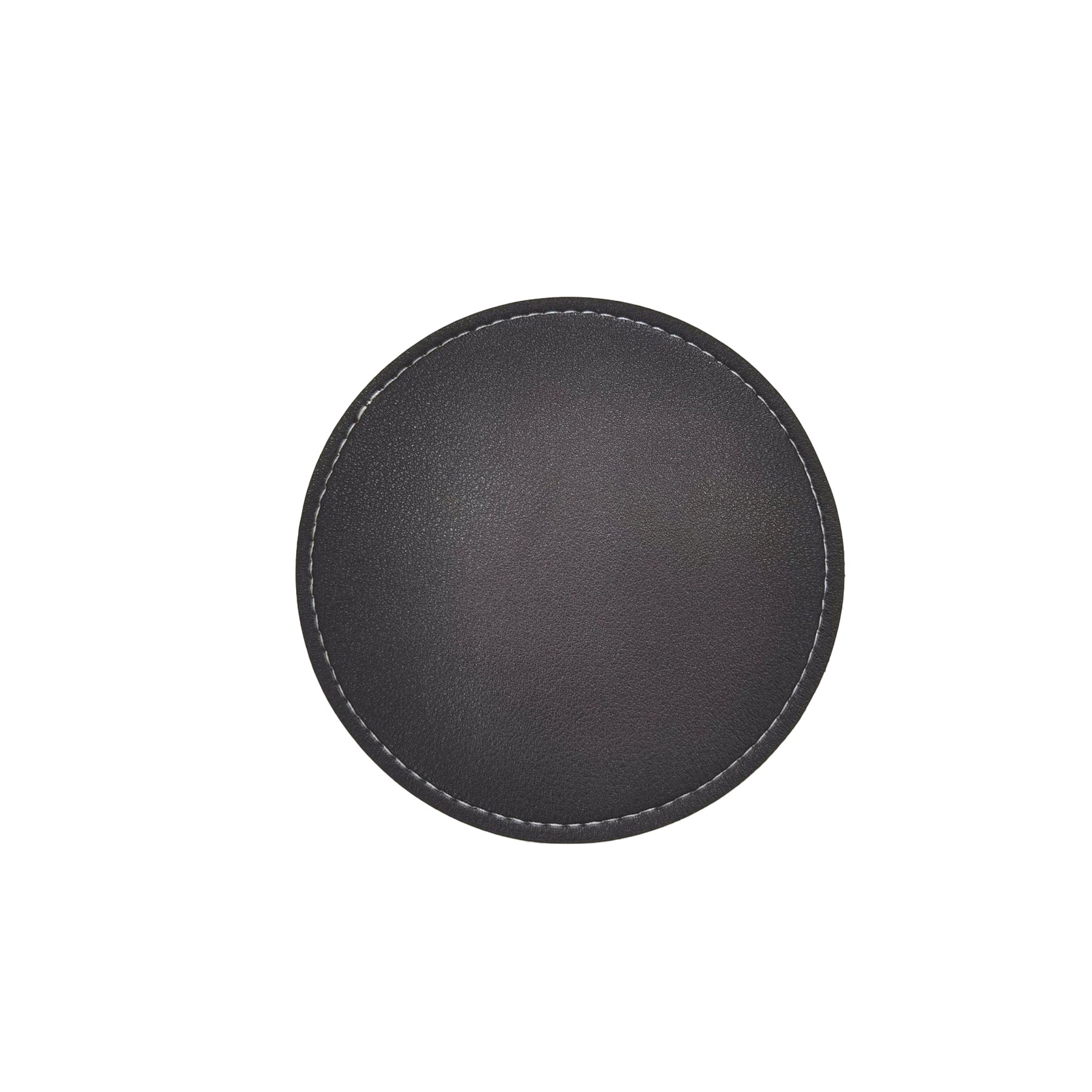 Round Waterproof Pu Leather Coaster 2