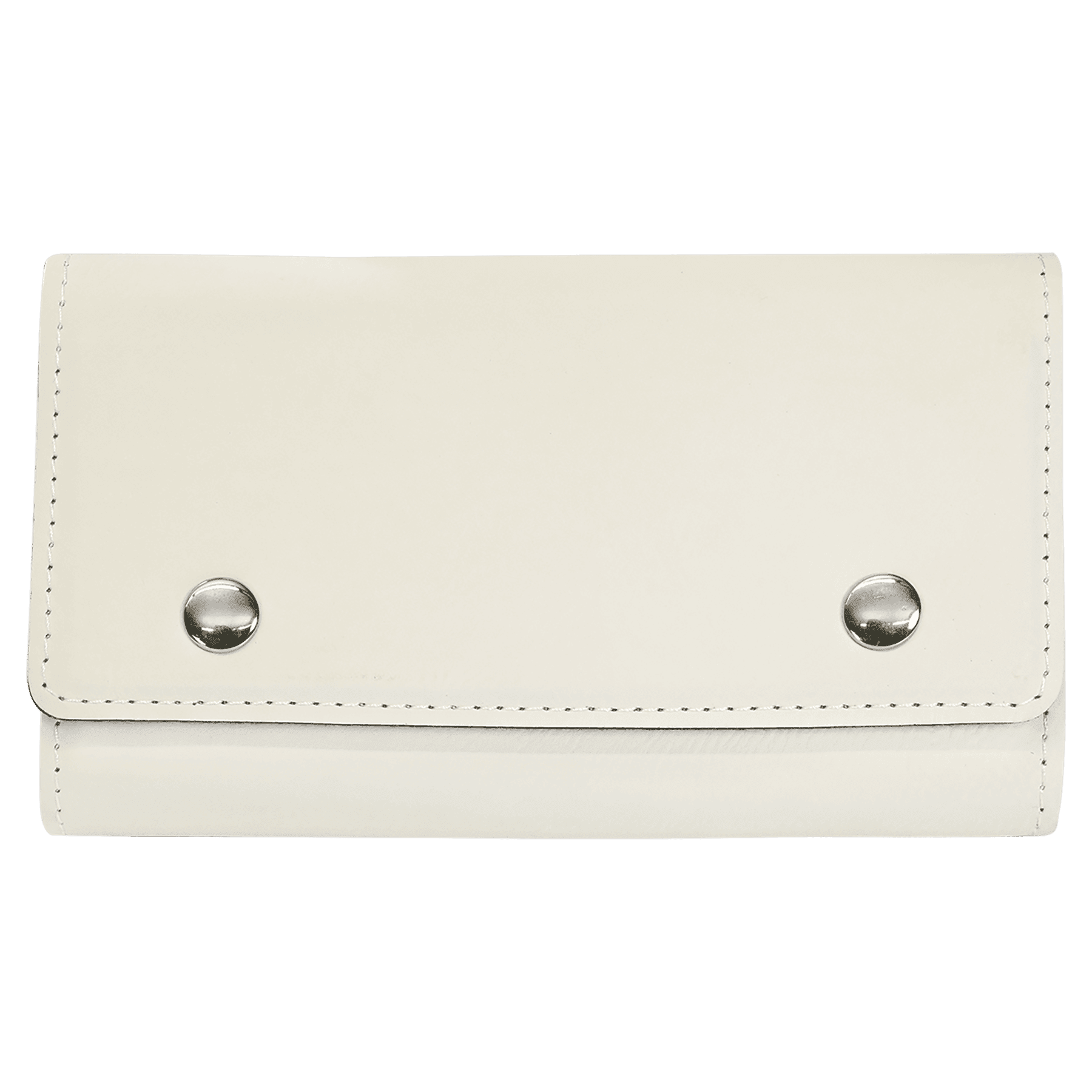 White Leatherette Card & Dice Set 2