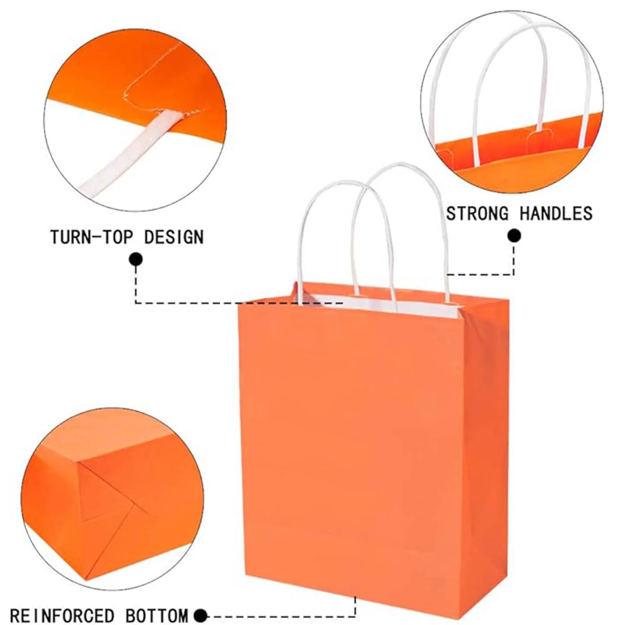 Kraft Paper Bags with Handles 2