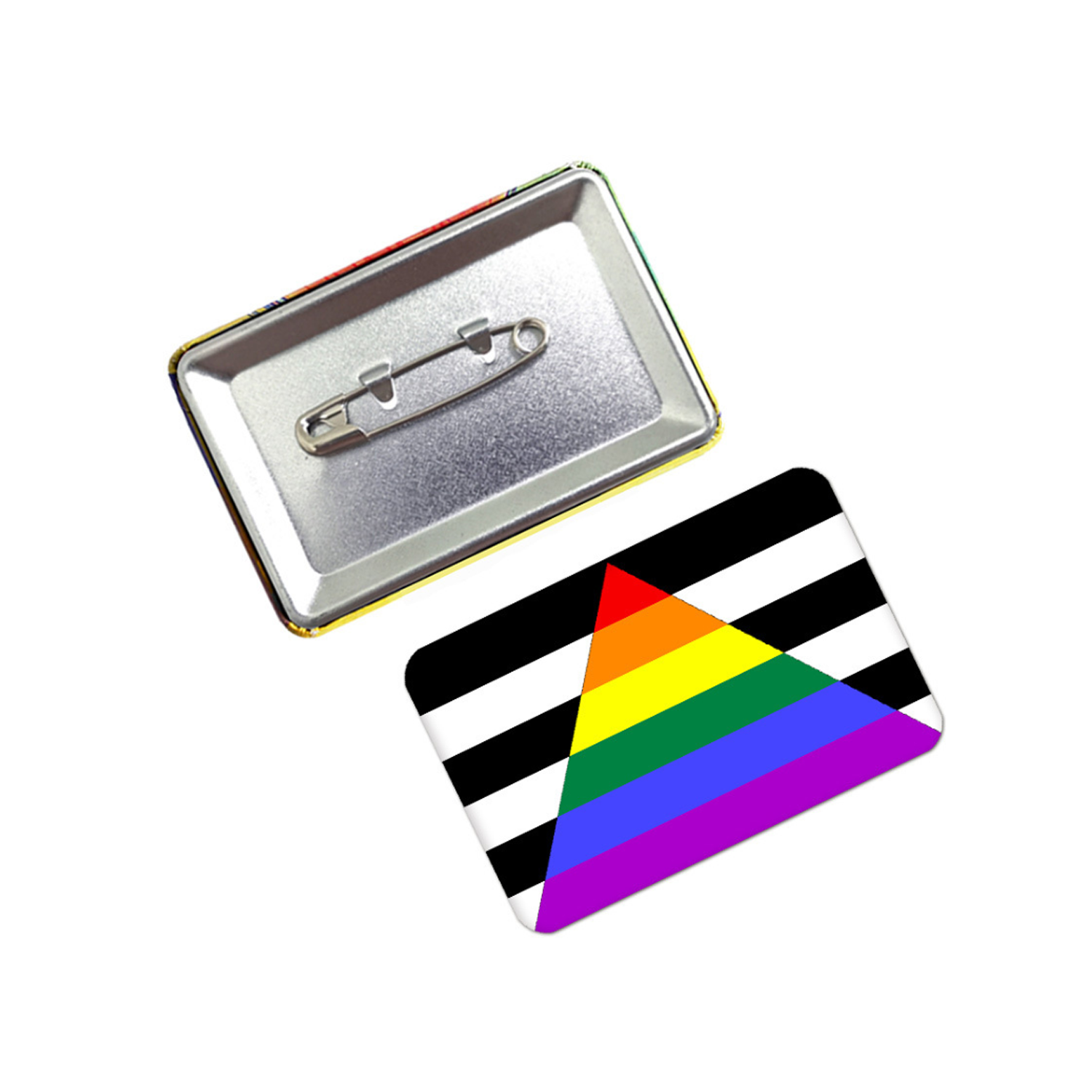 Tinplate Rectangular Lgbt Rainbow Flag 6