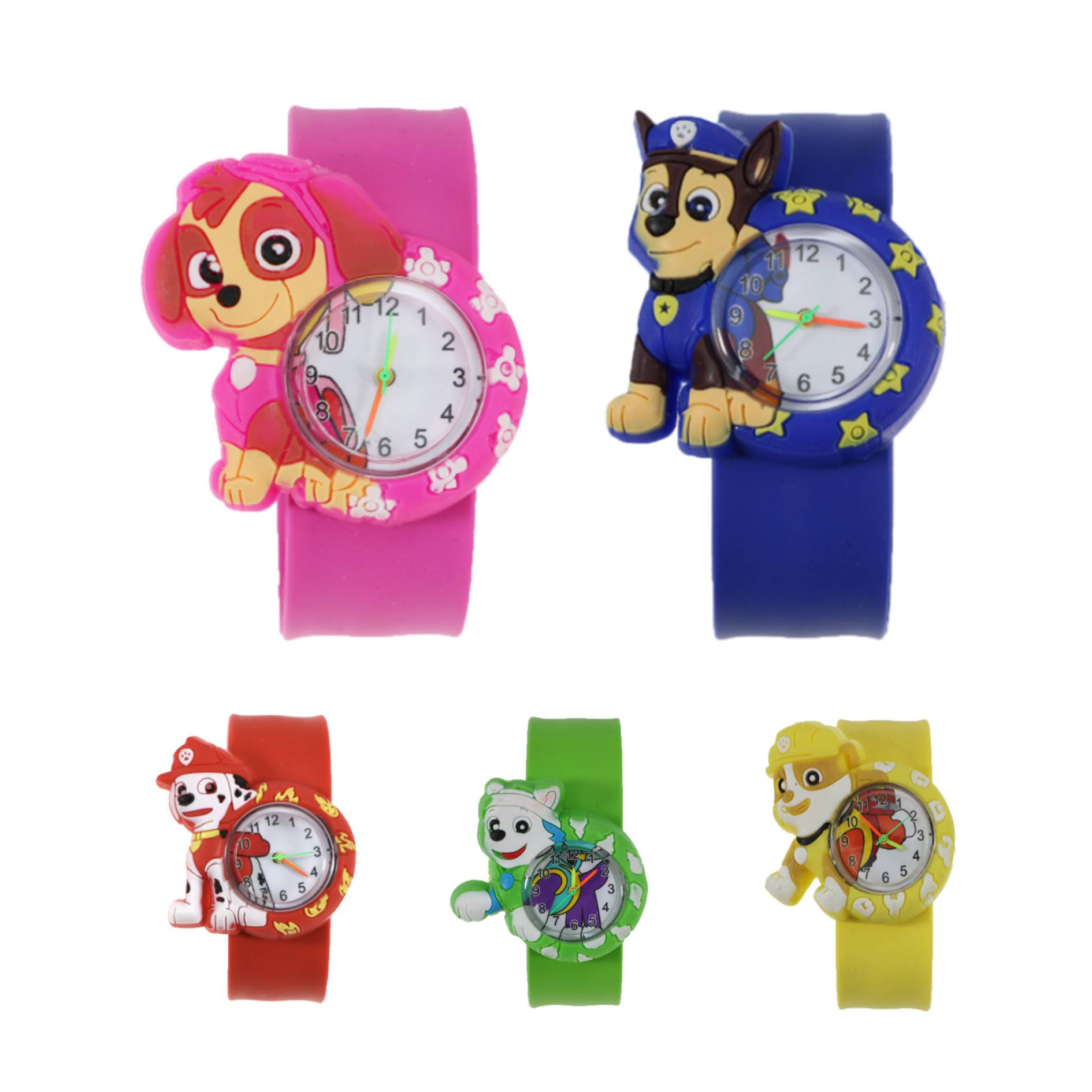 Puppy Shaped Silicone Slap Watch Wristband 3