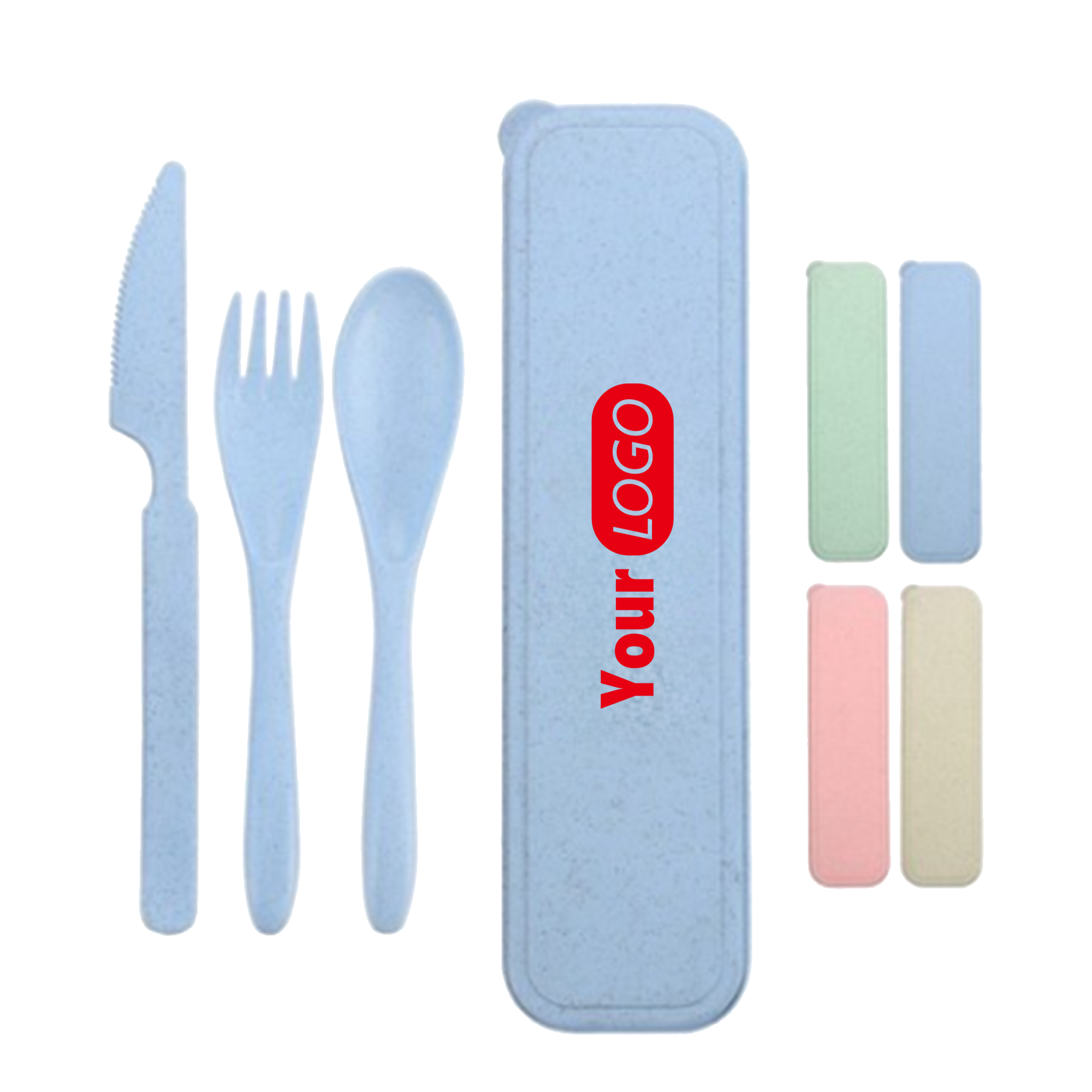 Eco-Friendly Wheat Straw Cutlery Set (3-Piece) 4