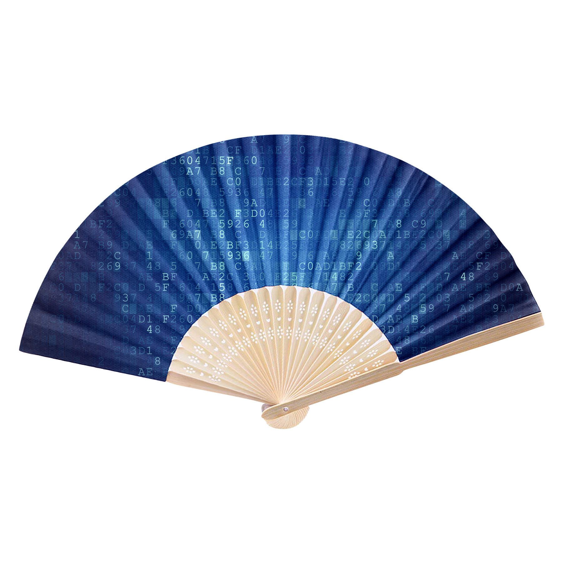 Foldable Bamboo Paper Fan 14