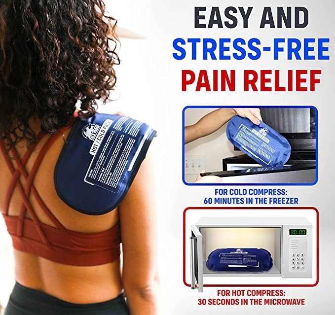Ice Pack (3Piece Set) Reusable Hot and Cold Therapy Gel Wrap 9