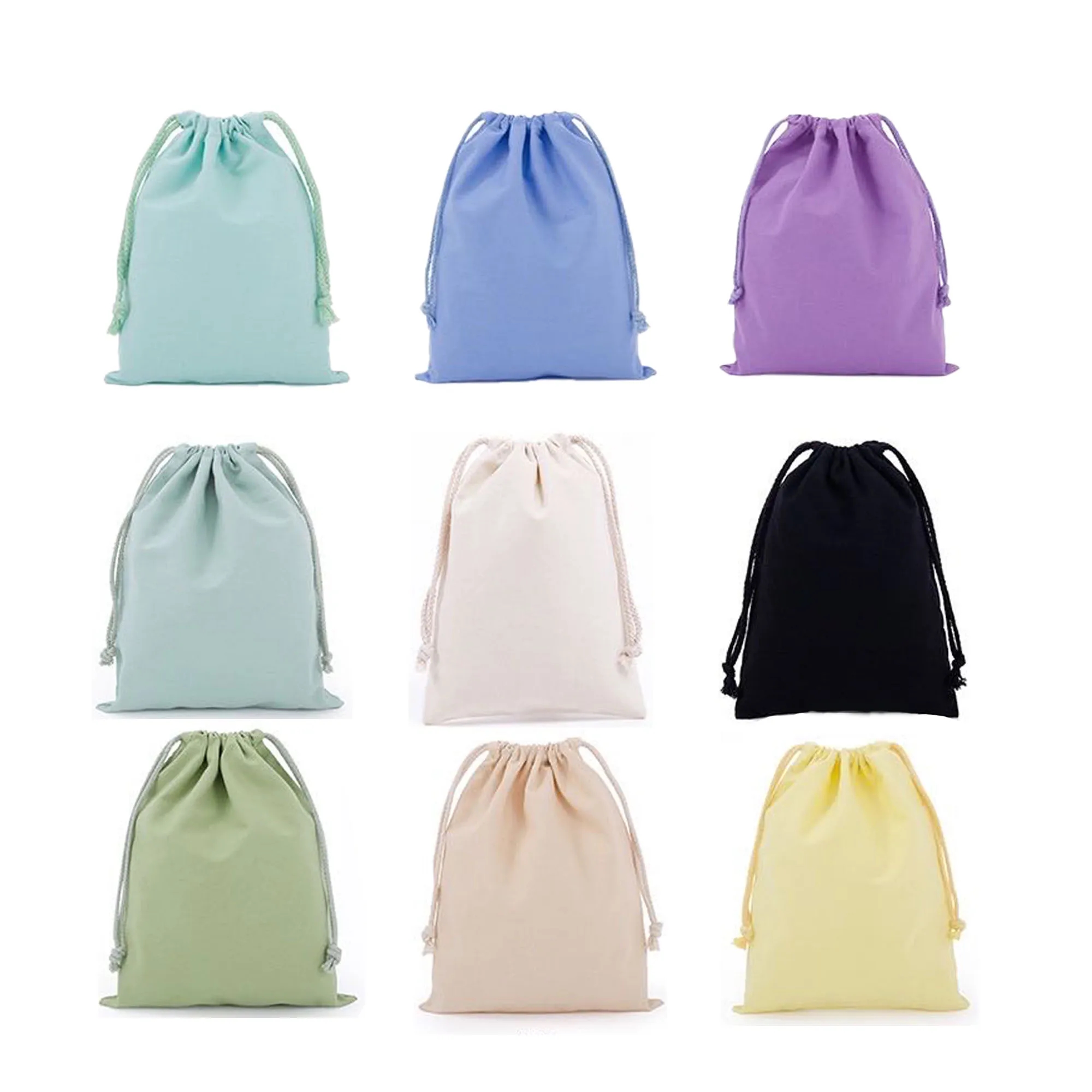 Liberty Bag Cotton Drawstring Backpack 6