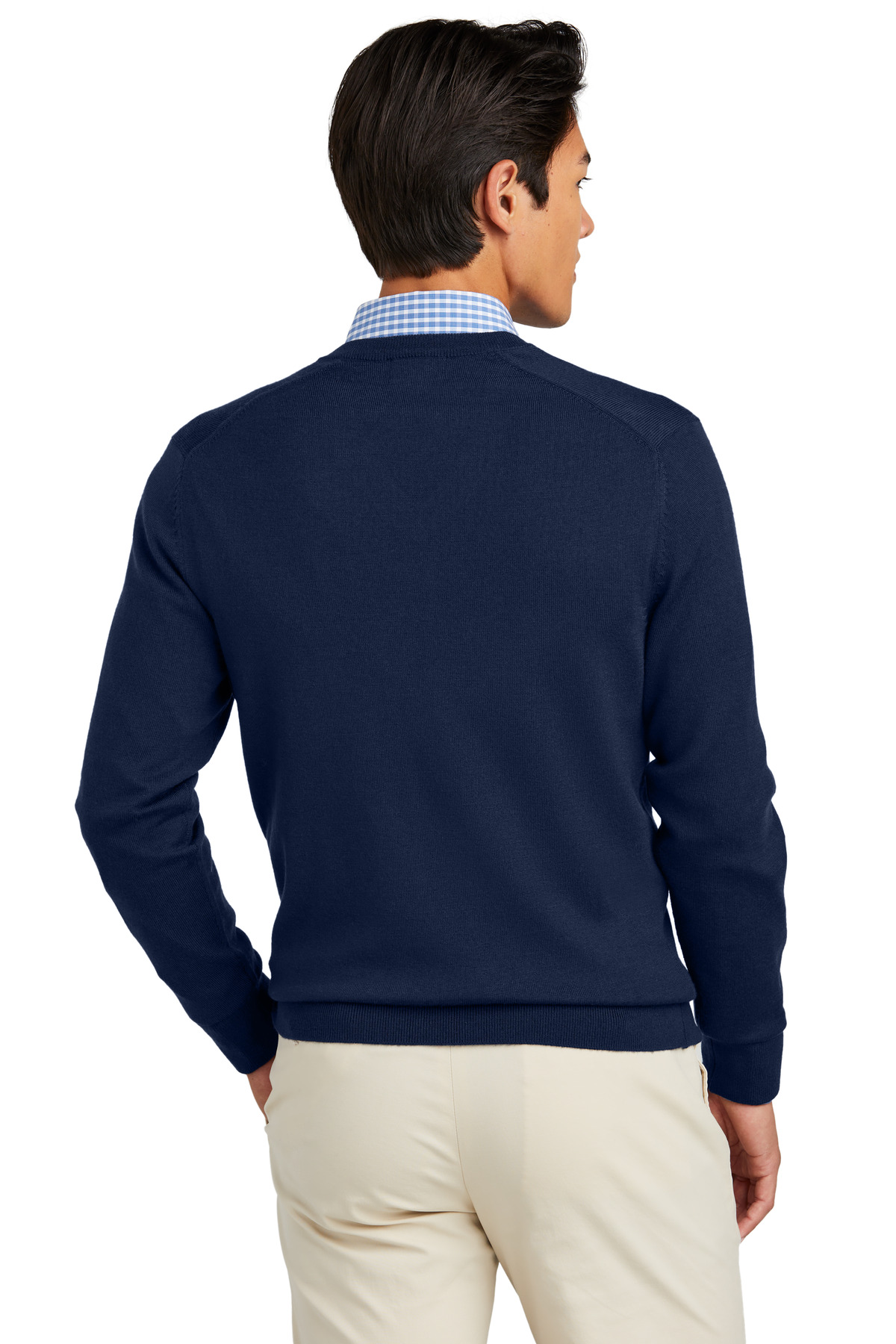 Brooks Brothers Washable Merino V-Neck Sweater BB18410 18
