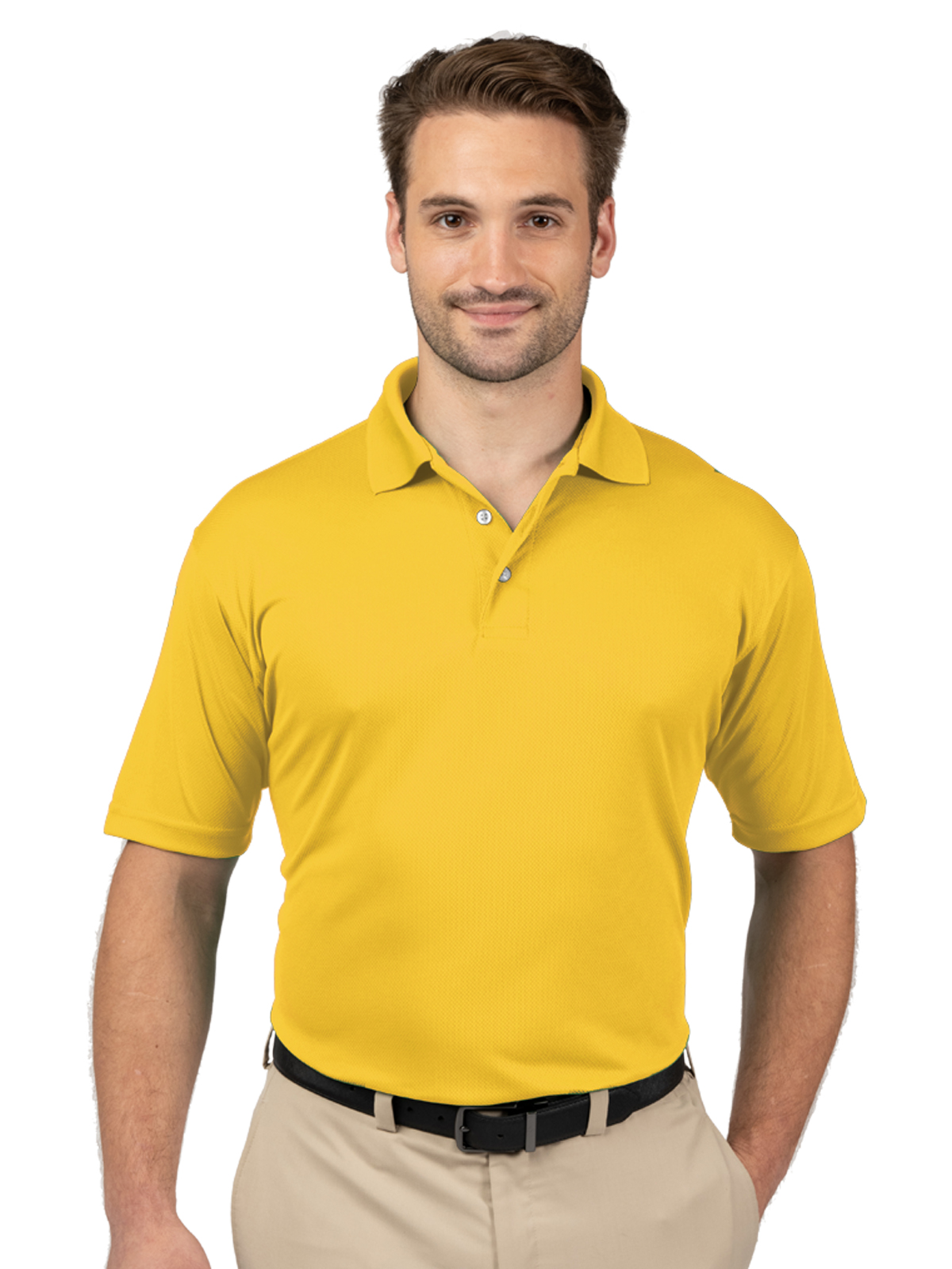 Blue Generation - Men's Pocketless Wicking Short Sleeve Polo 23