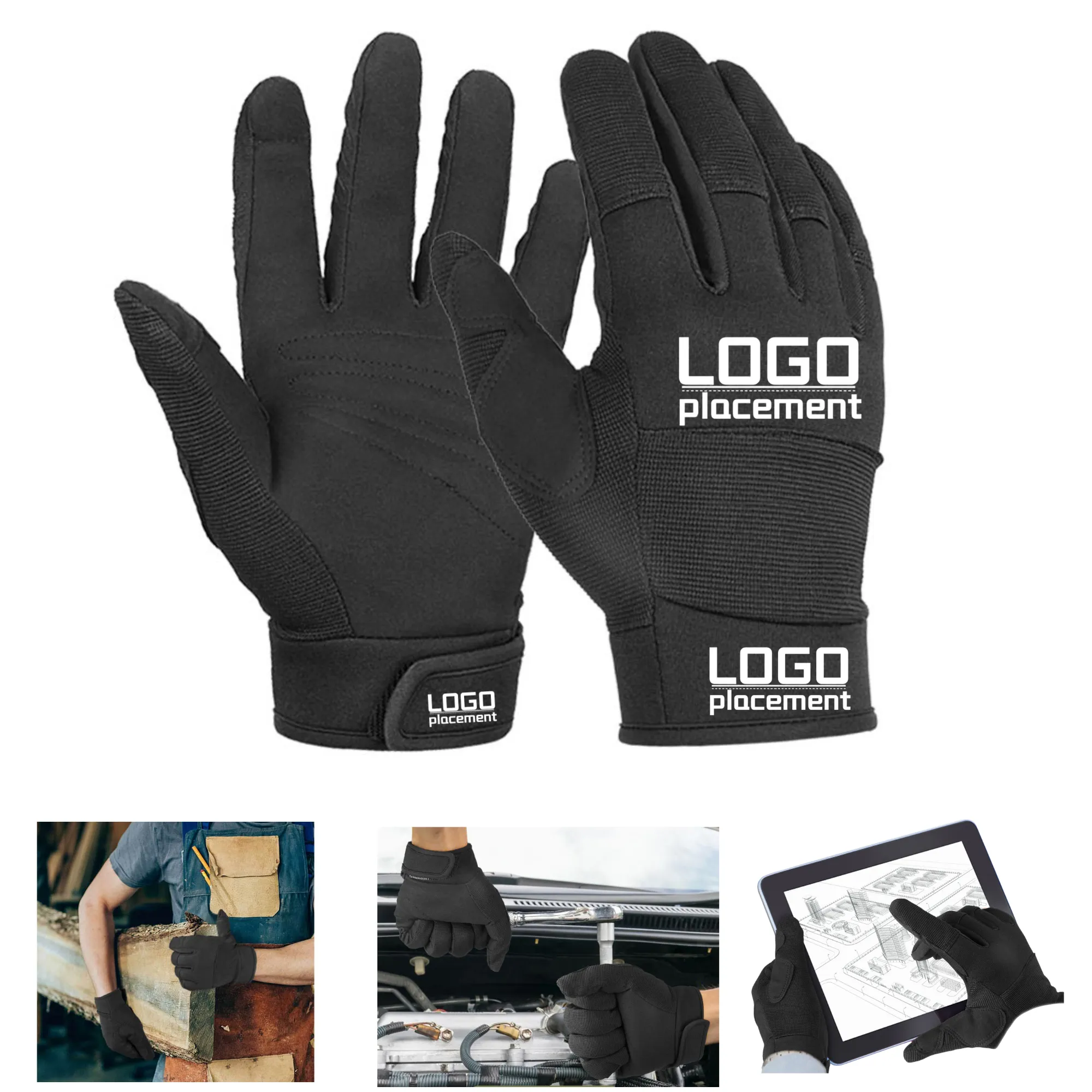 Mechanical Maintenance Touchscreen Work Safety Gloves