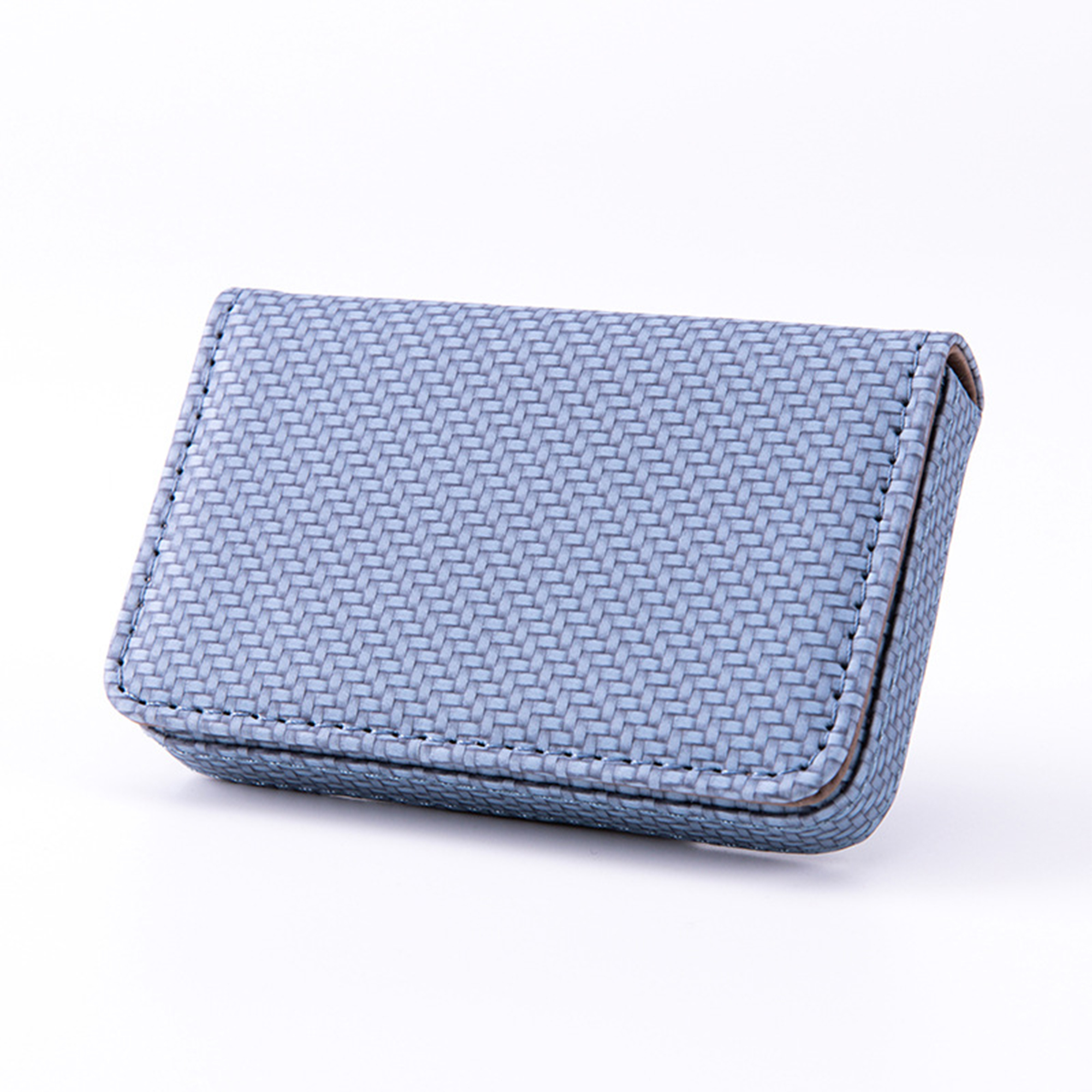 Polyurethane Business Card Wallet With Magnetic Closure 3.94" Length X 2.56" Width 10
