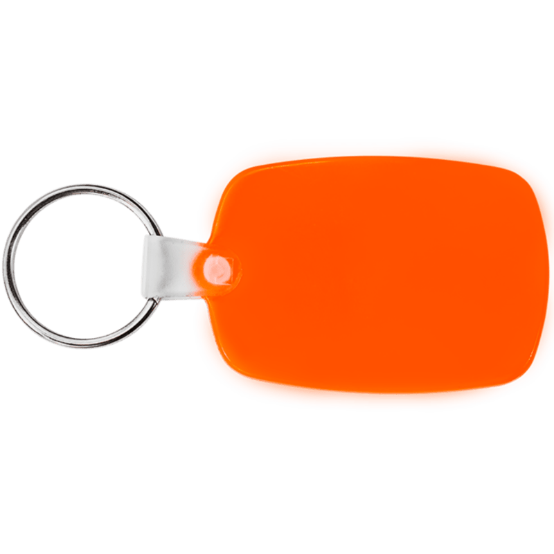 Oval Soft Plastic Keychains 14