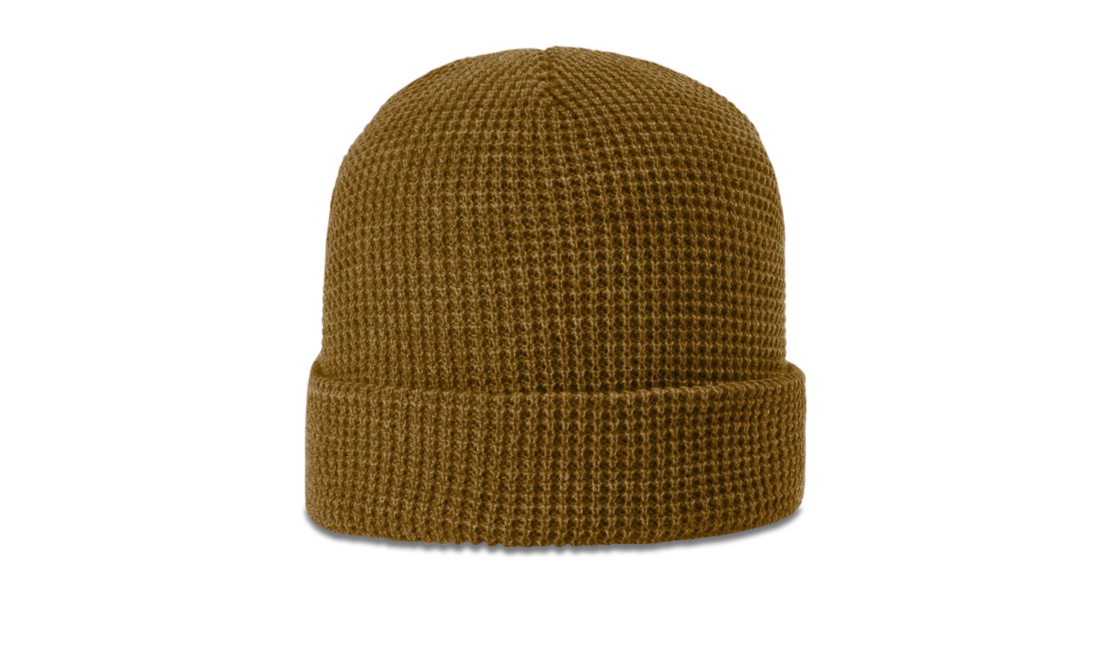 Waffle Knit Beanie with Cuff 4