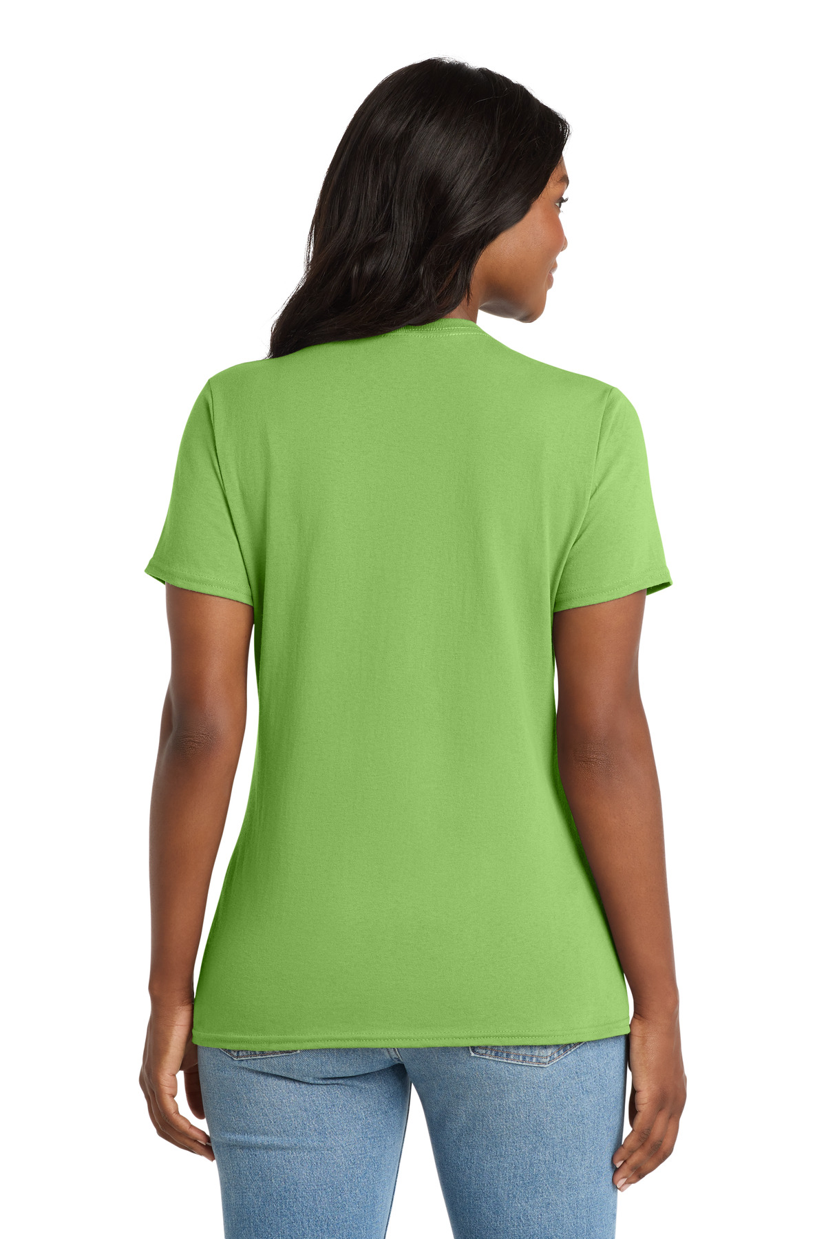 Port & Co Women's Core Cotton V-Neck Tee. LPC54V 179