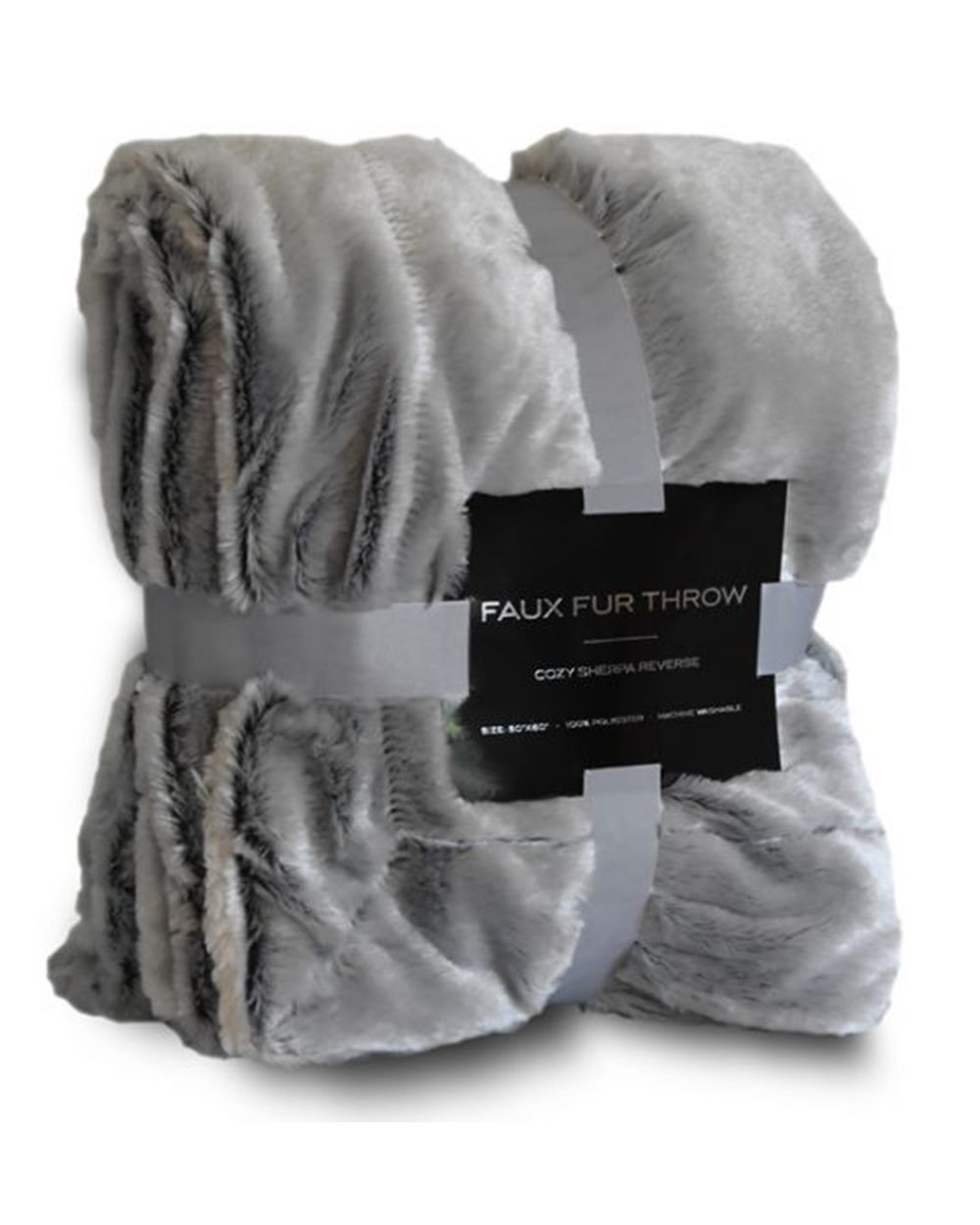 Faux Fur Throw Blanket - 8730 2