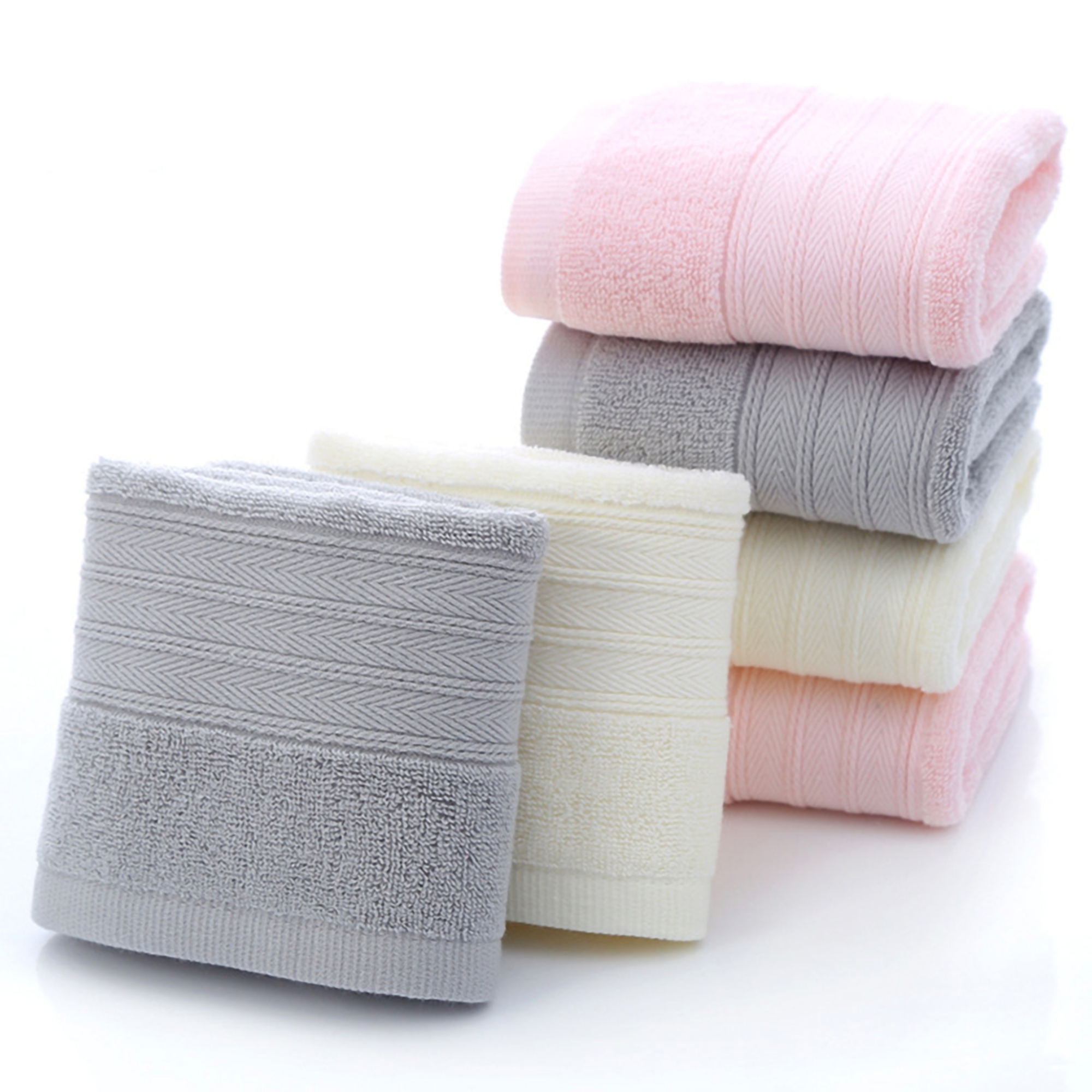 Soft Cotton Face Washcloths 4