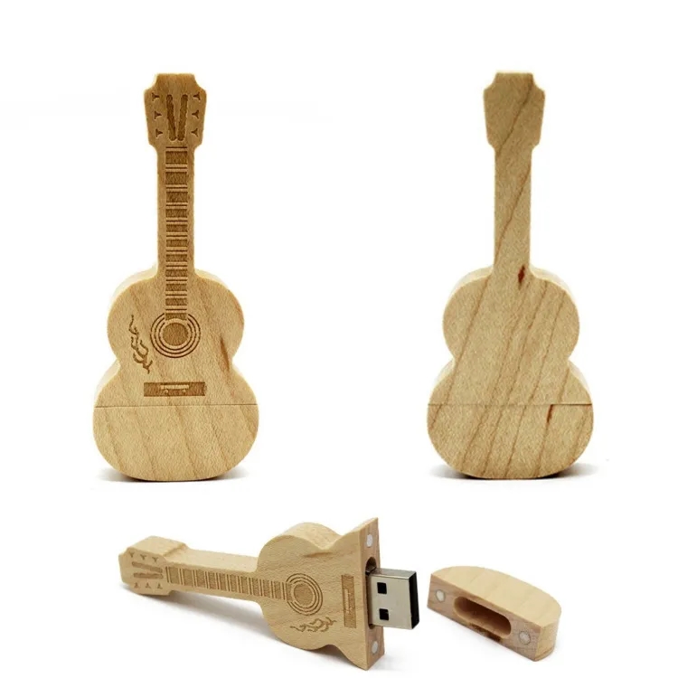 Wooden Guitar Flash Drive 6