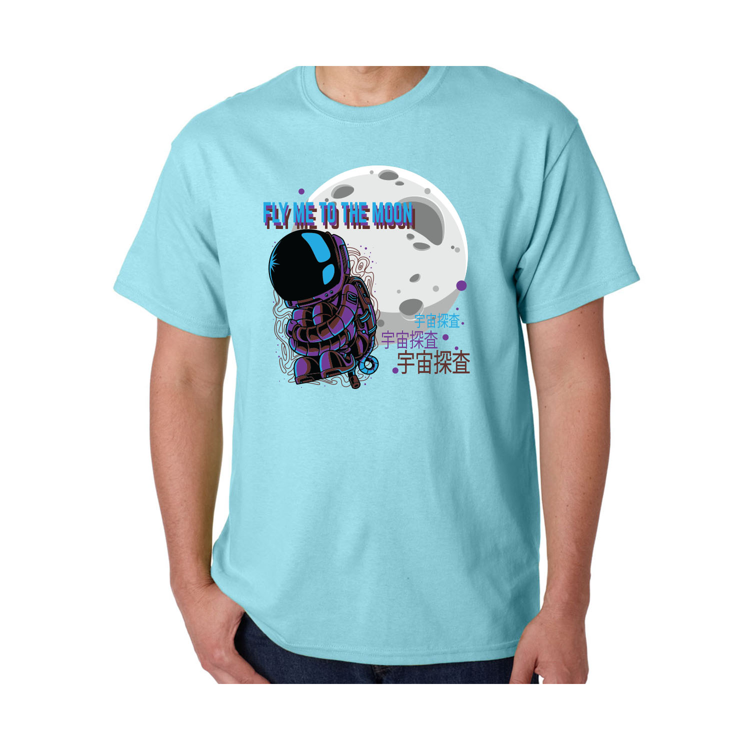 Gildan™ 5.3 oz Cotton Pre-Shrunk T-Shirt (Full Color Imprint) 8