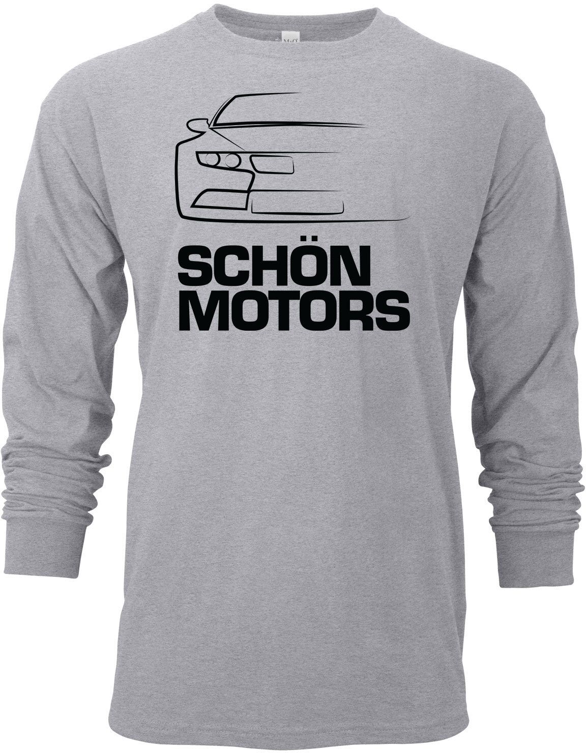 M&O UNISEX GOLD SOFT LONG SLEEVE T-SHIRT SCREENED 16