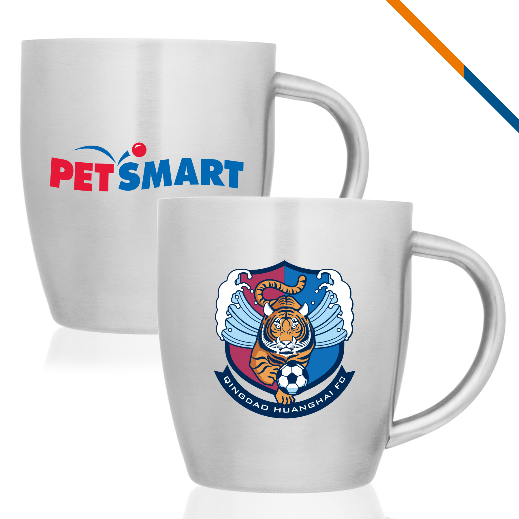 Plexi Stainless Steel Coffee Mug - 10 OZ. 2