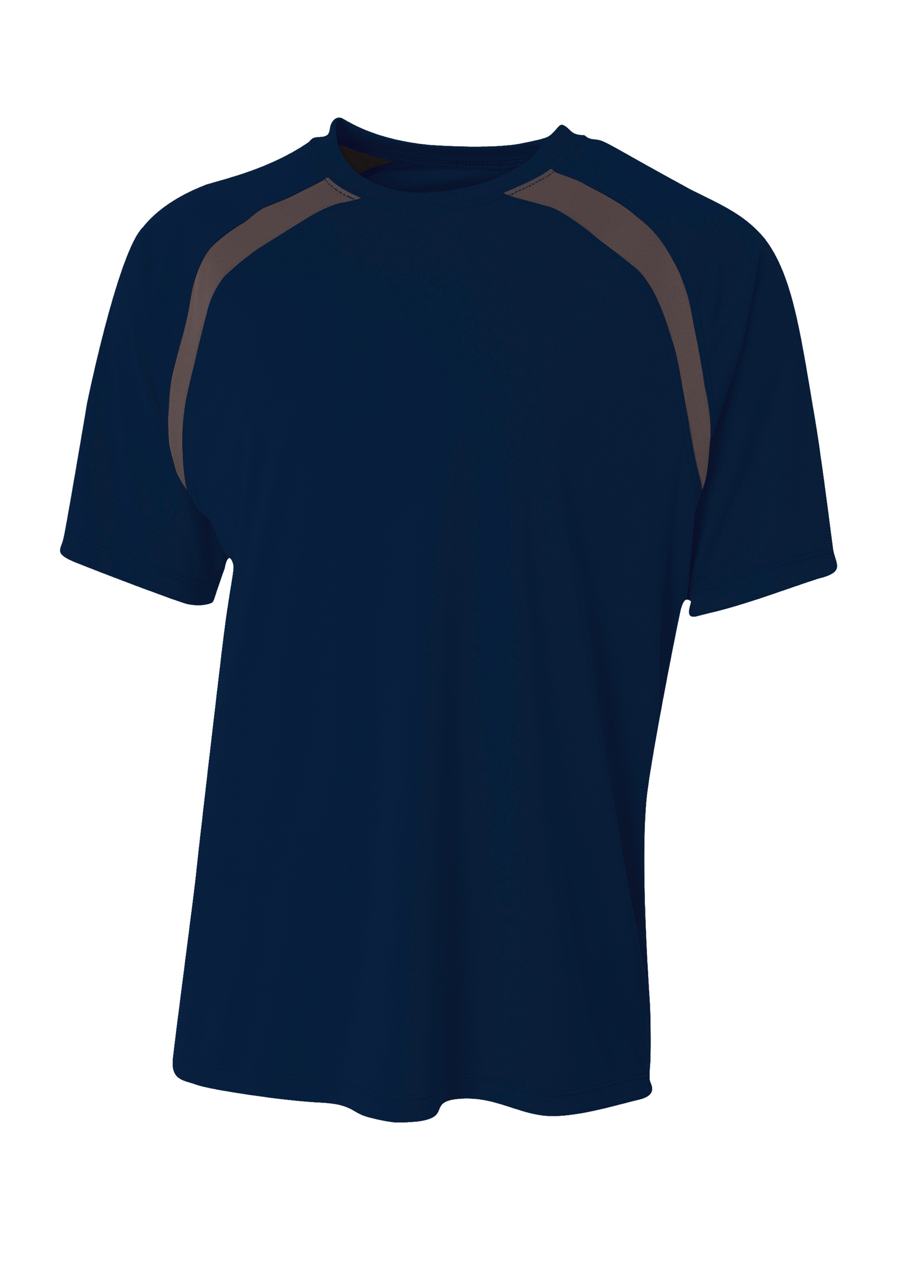 A4 Spartan Short Sleeve Color Block Crew 6