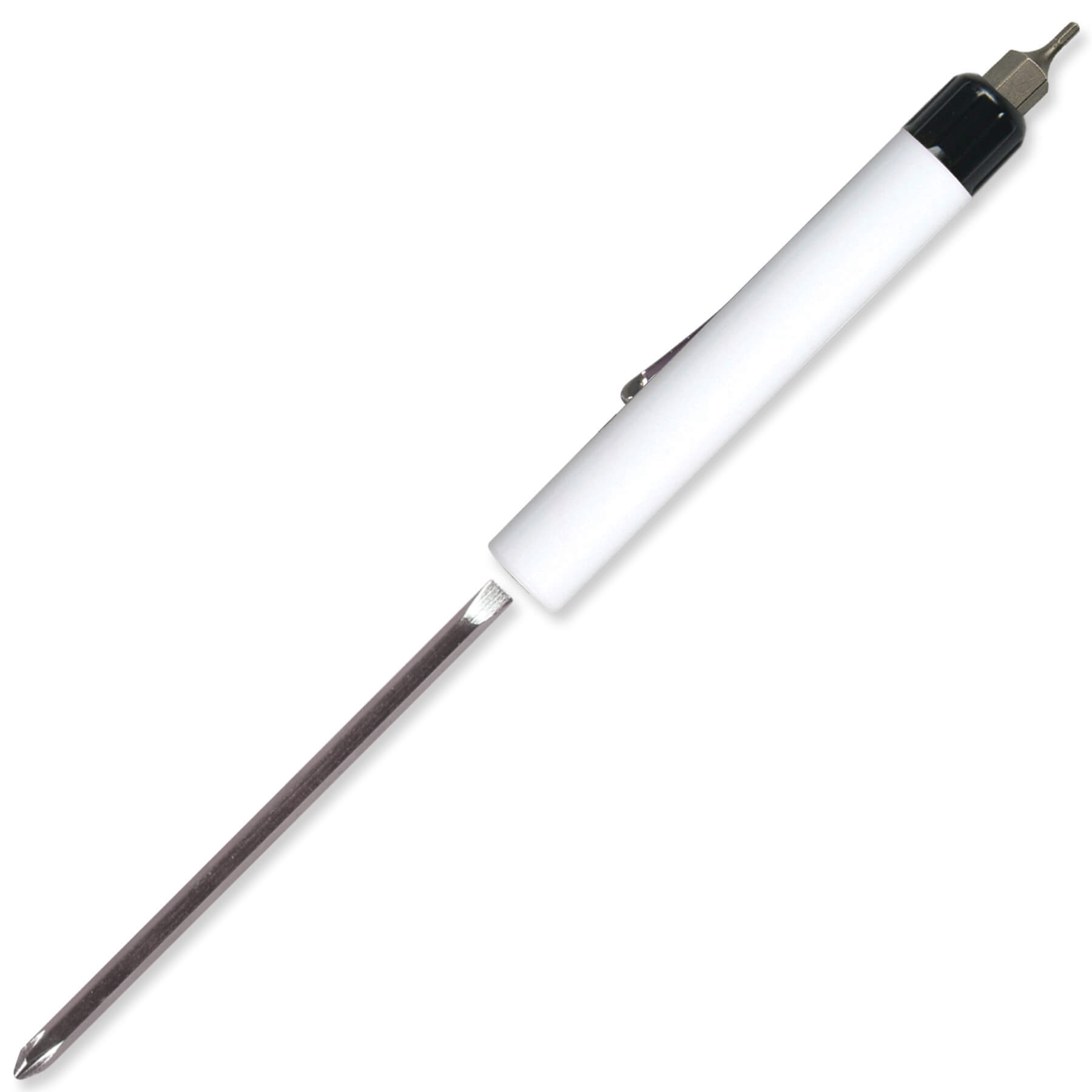Pocket Screwdriver Reversible Flat Blade + Hex Bit Top 3