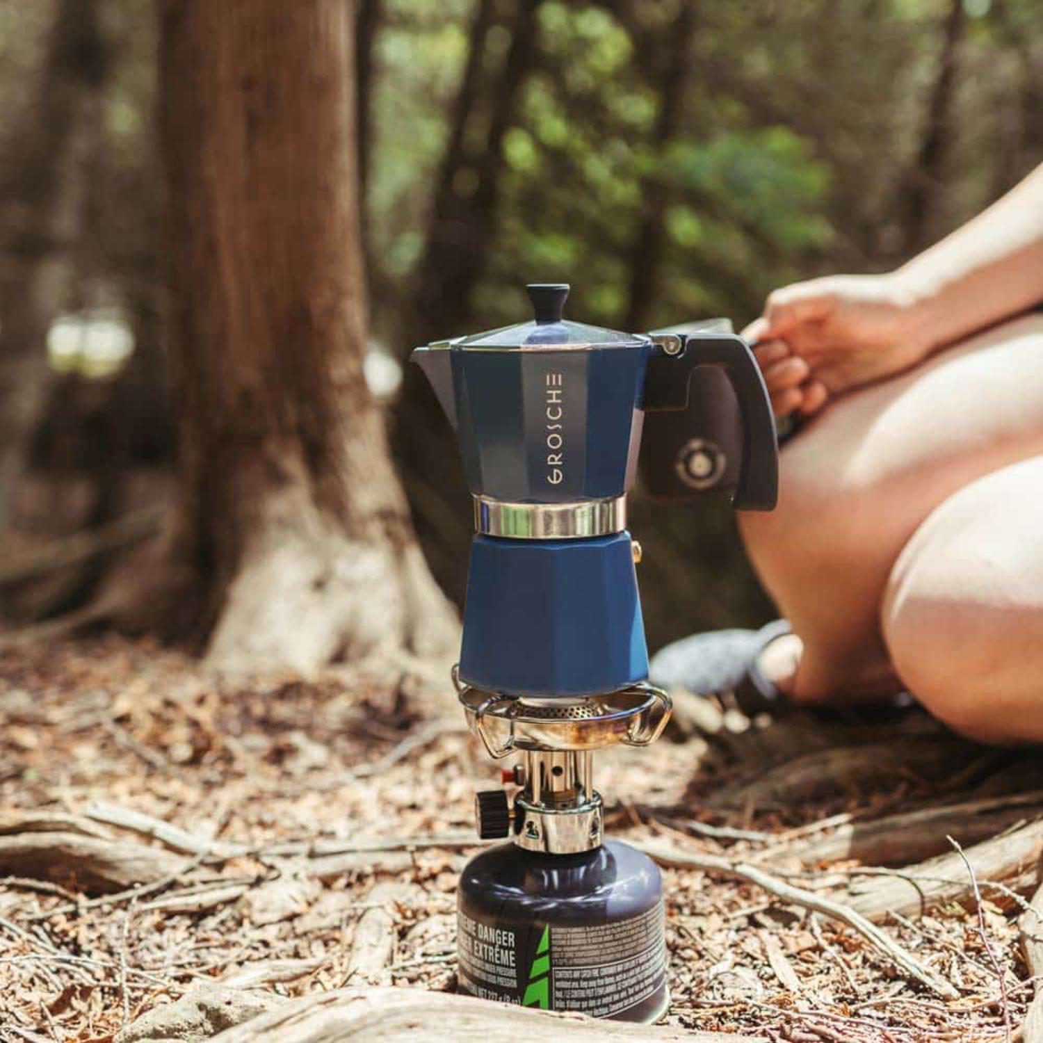 GROSCHE® MILANO 3 Cup Stovetop Moka Pot Espresso Coffee Maker 4