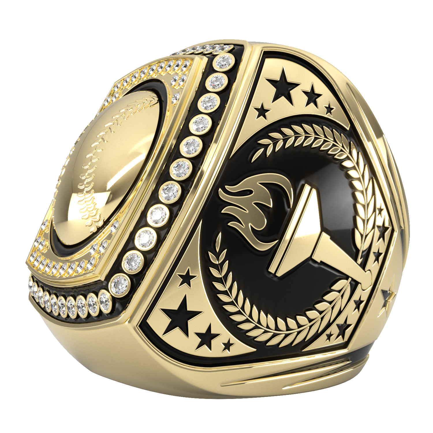 Epic Ring w/ Stock Bezel & Stock Side Inserts 26