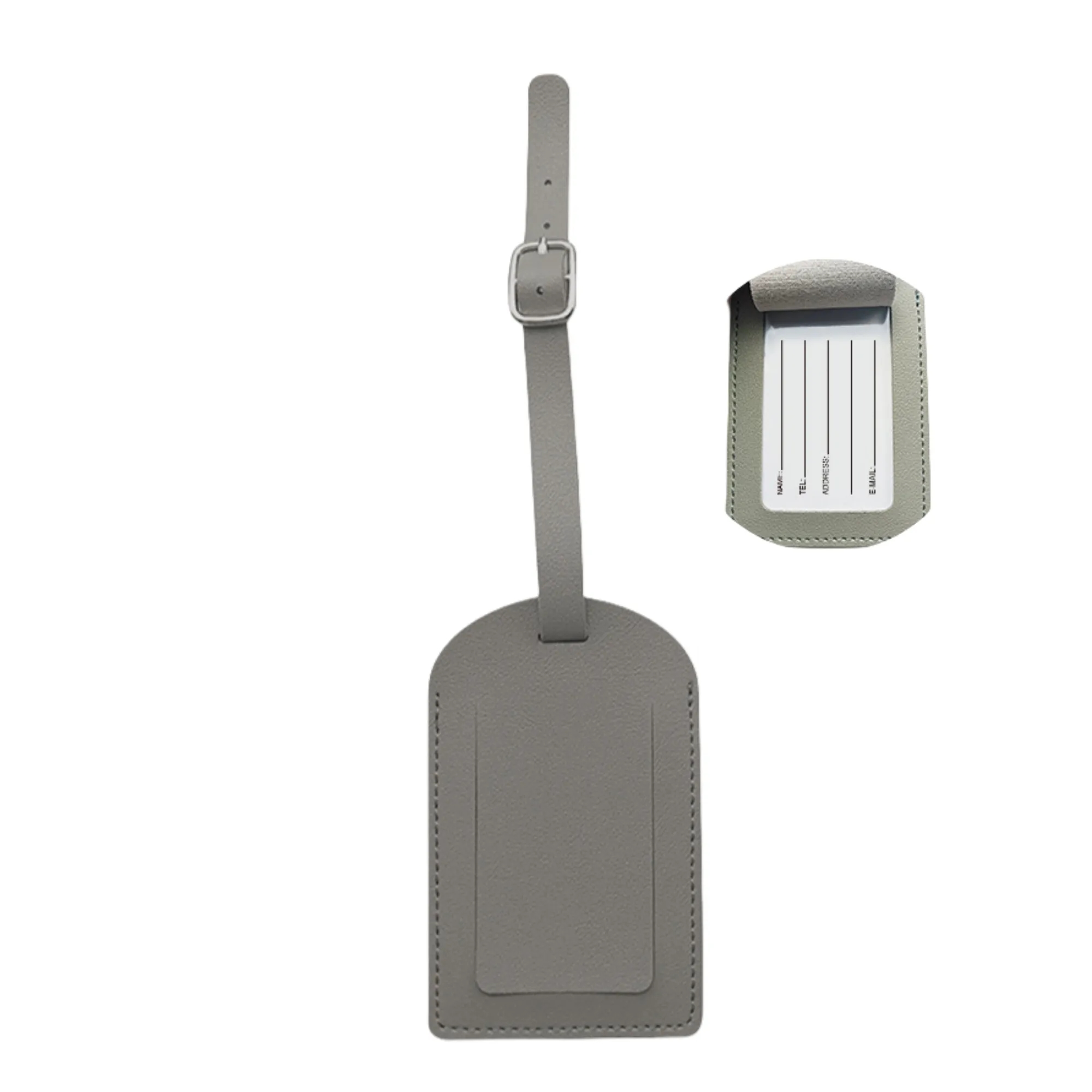 Dual Flip Multifunctional Thickened PU Luggage Tag 16