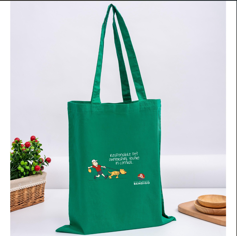 Canvas Tote Bag, custom tote bag with logo imprint 3