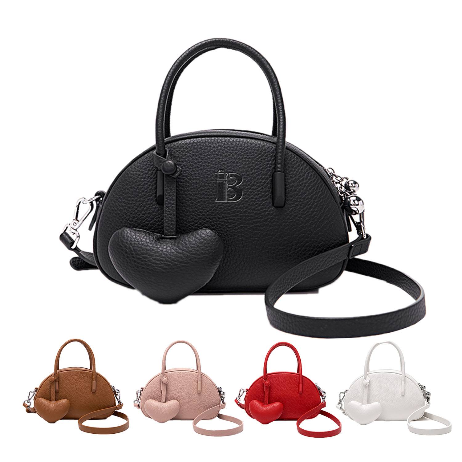 PU Leather Lady Delicate Versatile Crossbody Bag 1