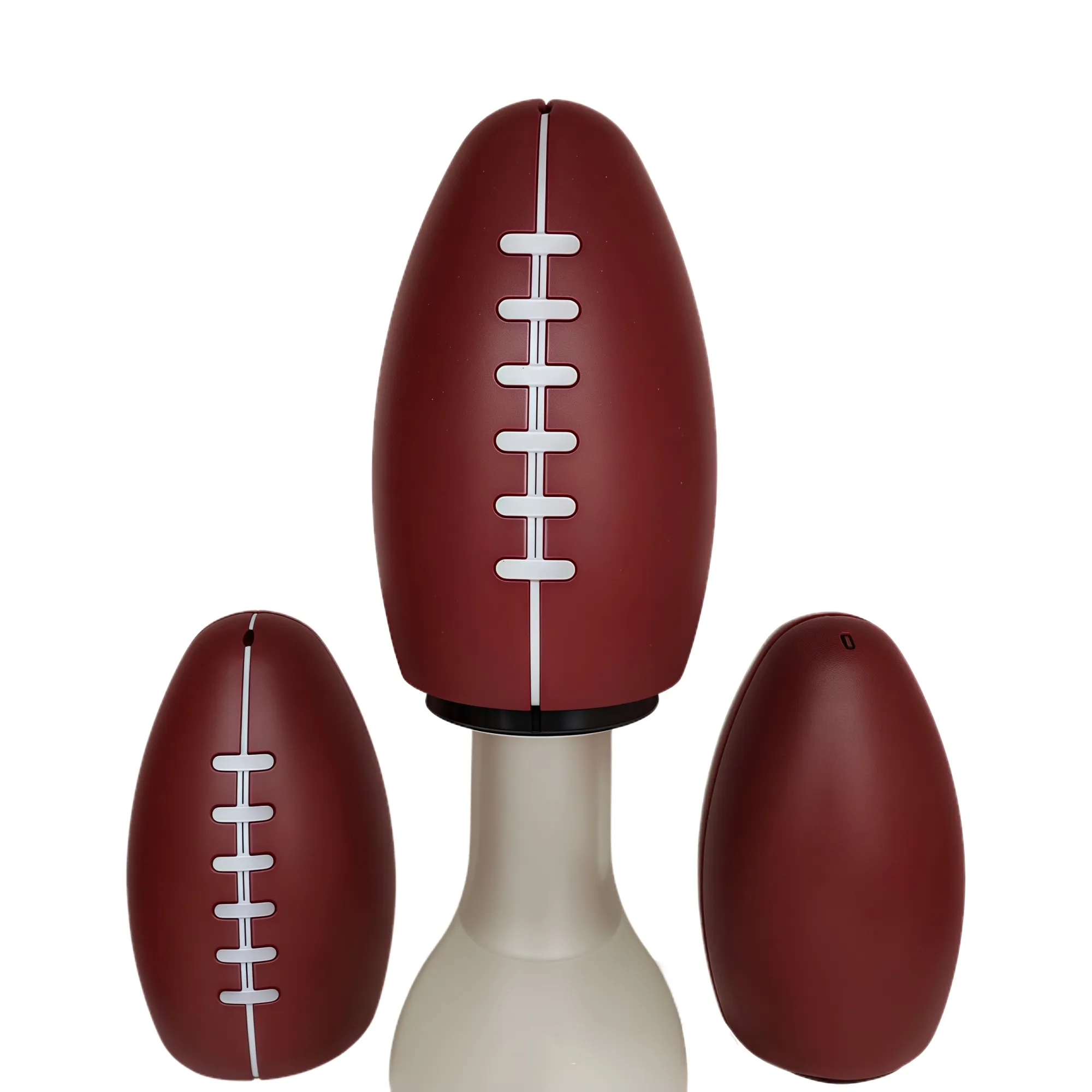 Football-Shaped Automatic Press Down Bottle Opener 1
