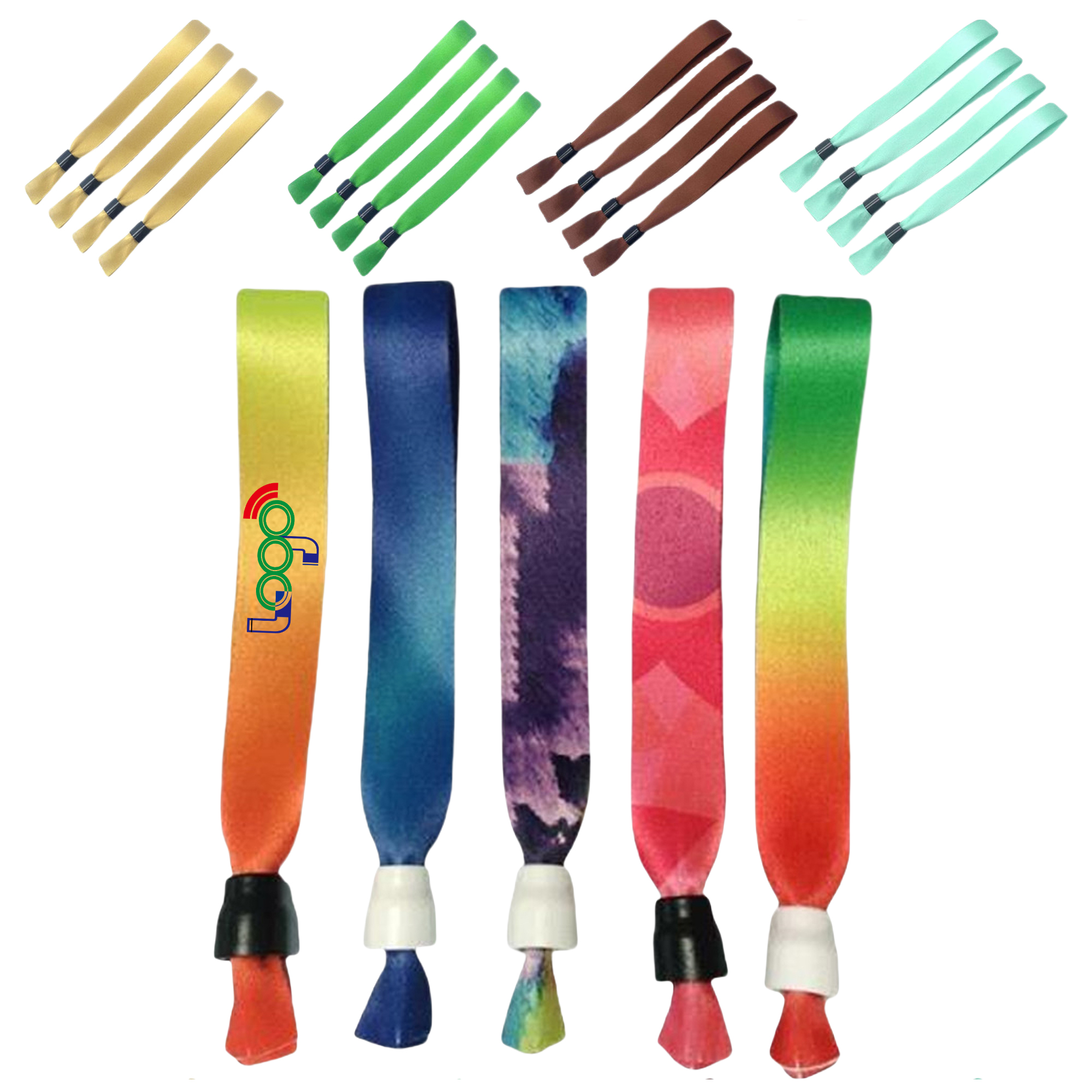 Polyester Cloth Event Wristbands 2