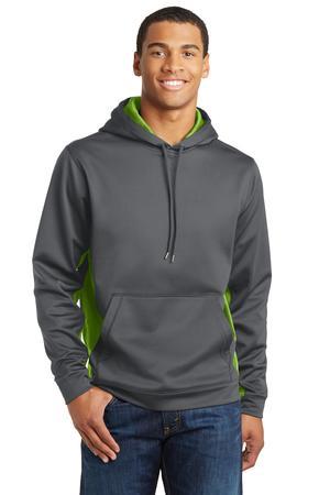 Sport-Wick CamoHex Fleece Colorblock Hooded Pullover