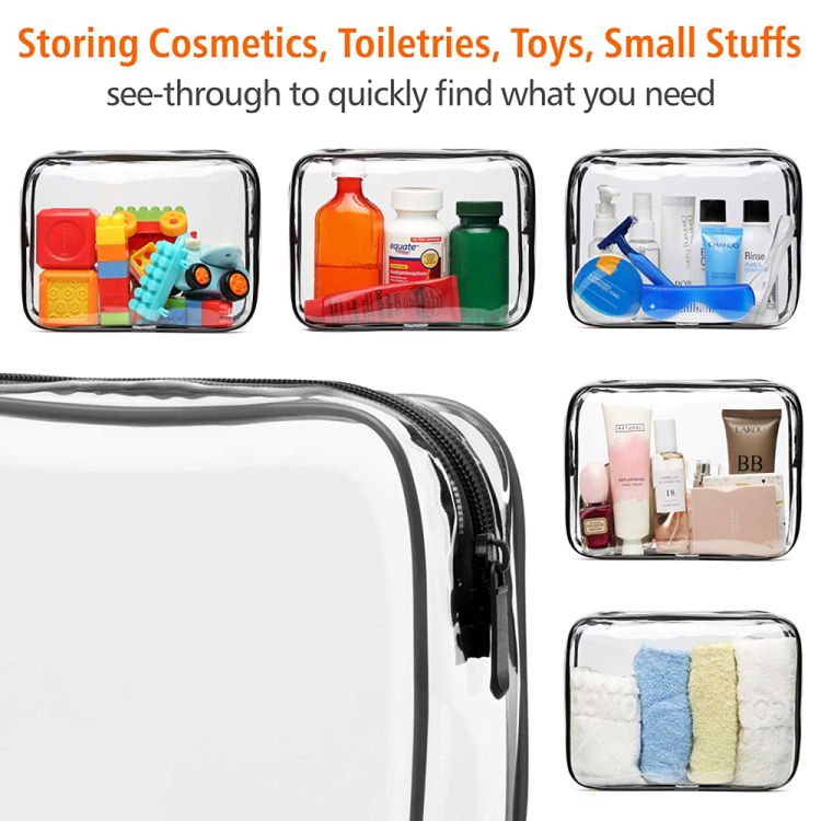 Clear Waterproof Toiletry Bag 8