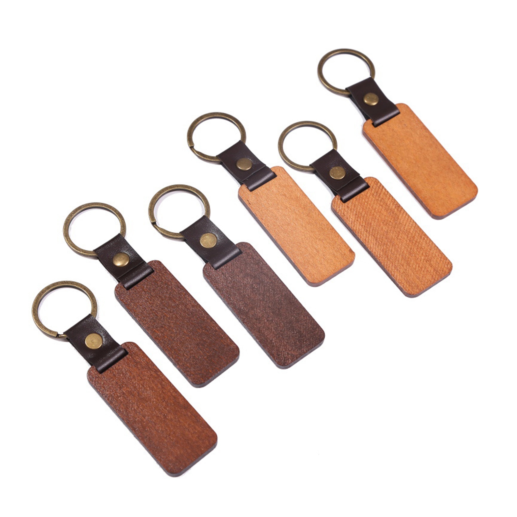 Wooden Key Chain  Anniversary Keychain 4
