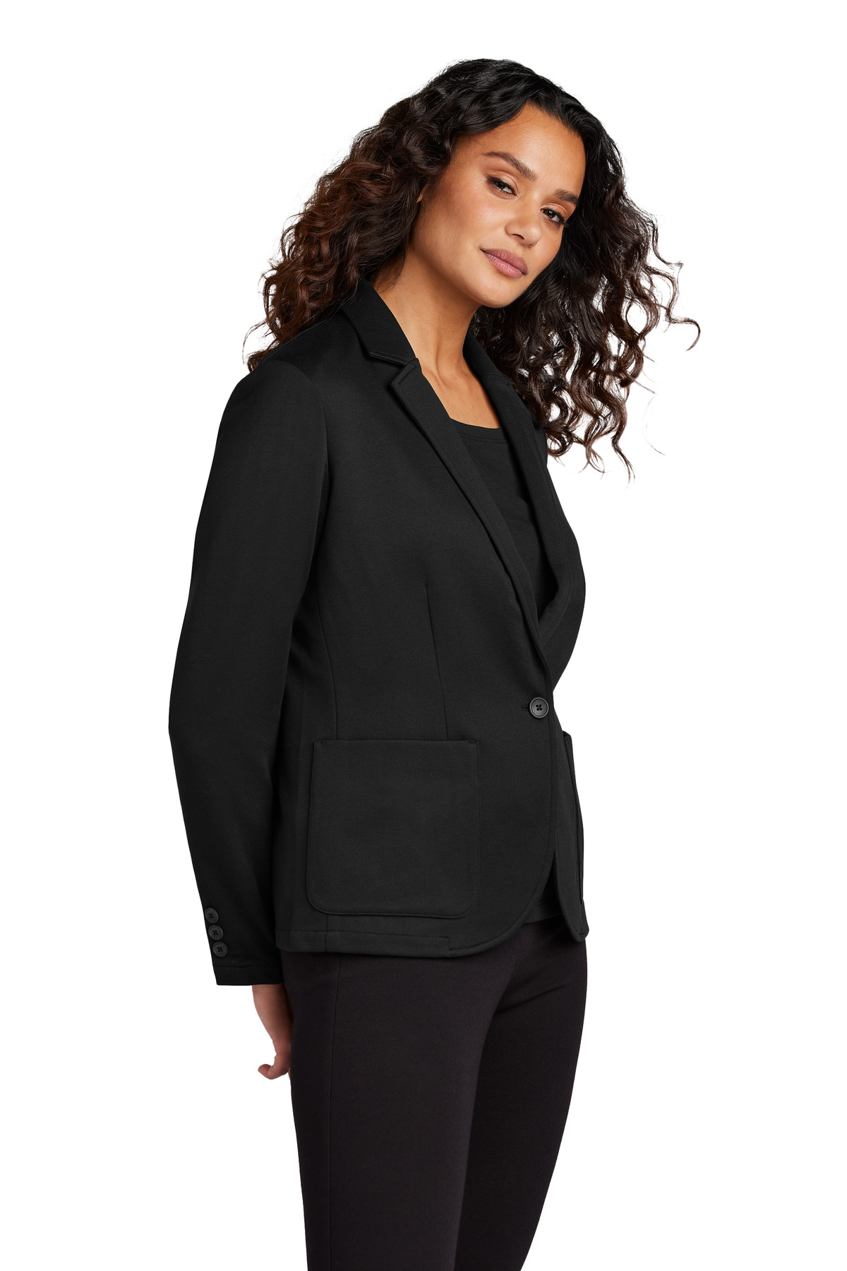 Mercer+Mettle Women's Relaxed Knit Blazer MM3031 1