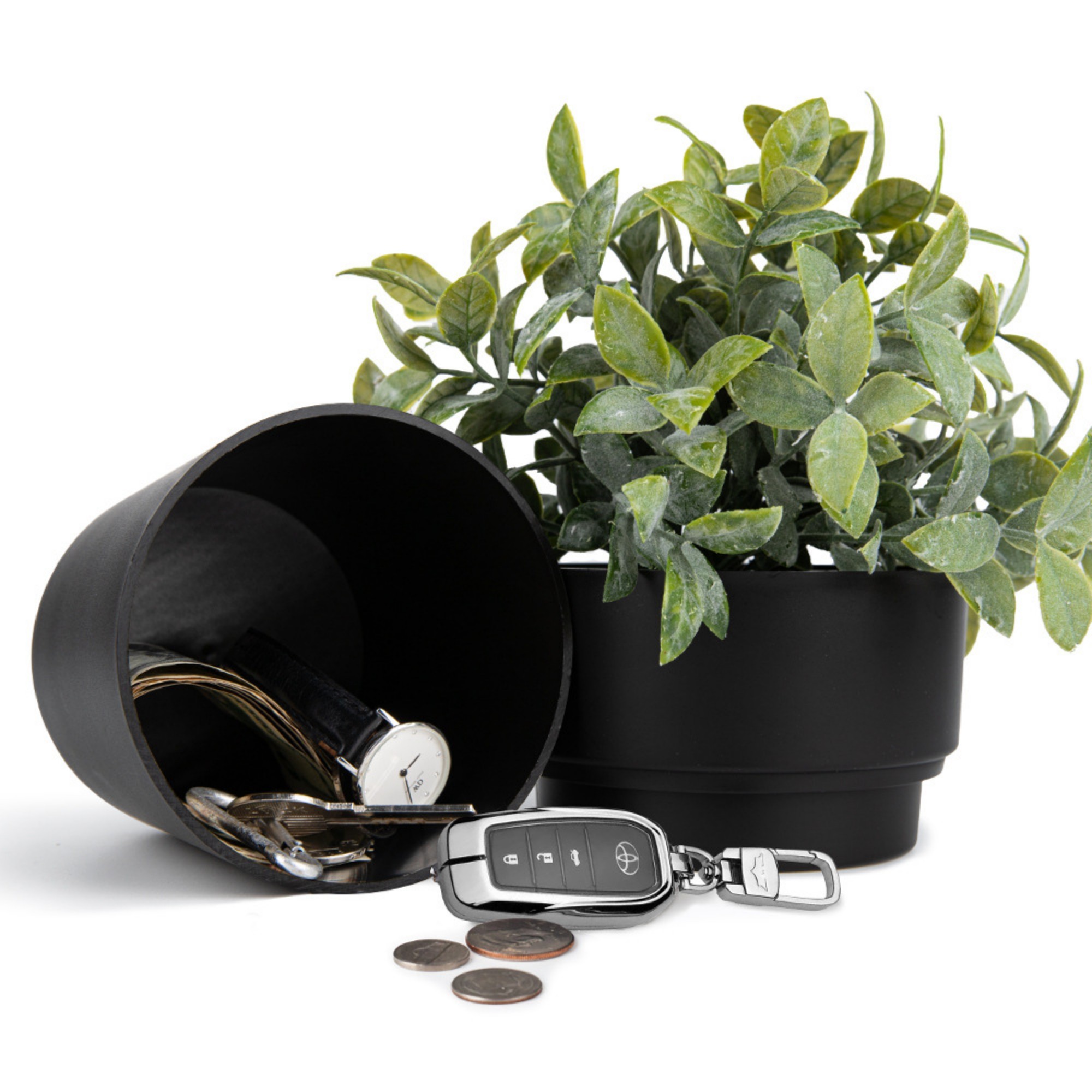 Floral Pot Secret Money Box Without Flower 8