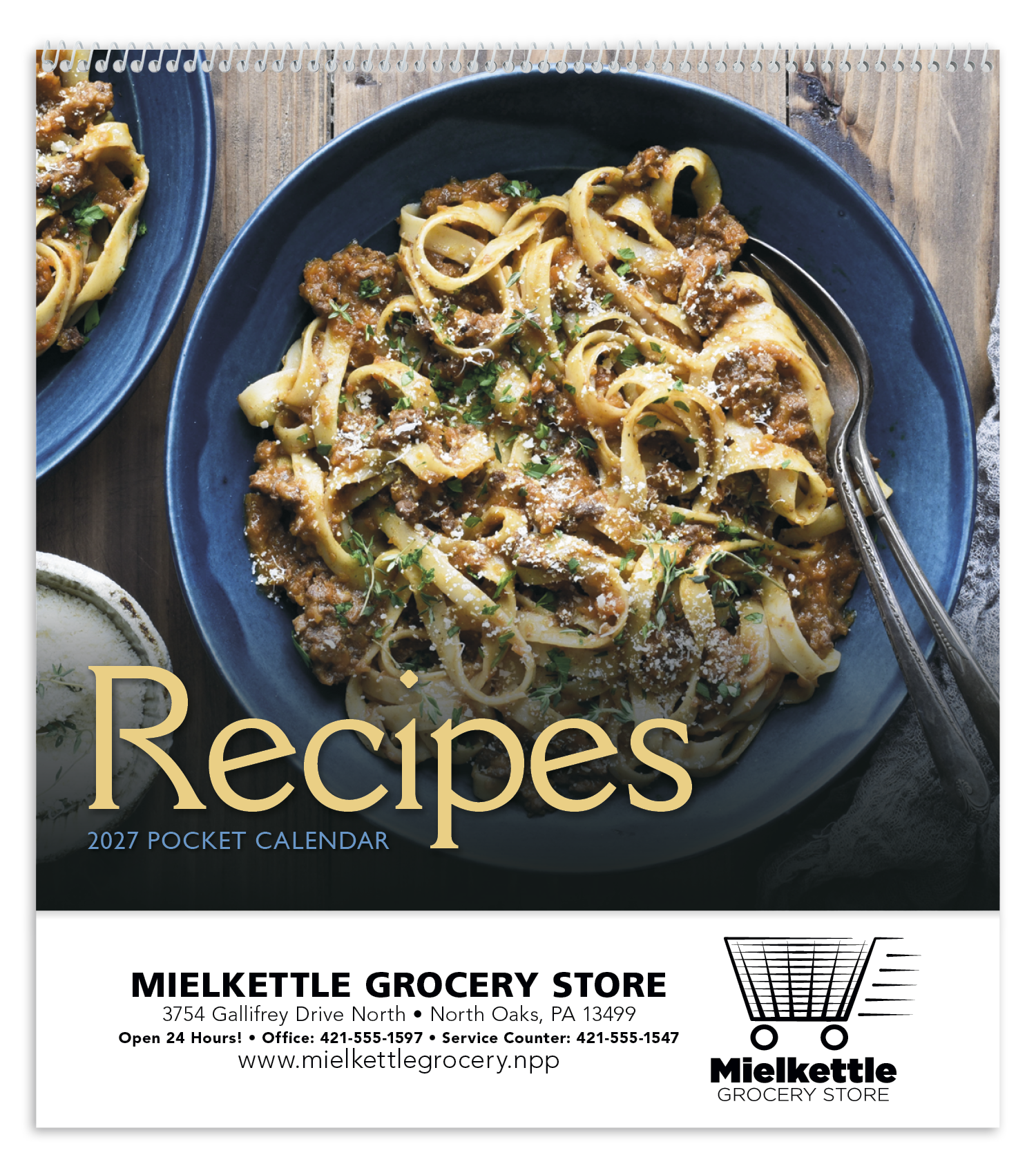 HotLine® Products Recipe Pocket Calendar 54