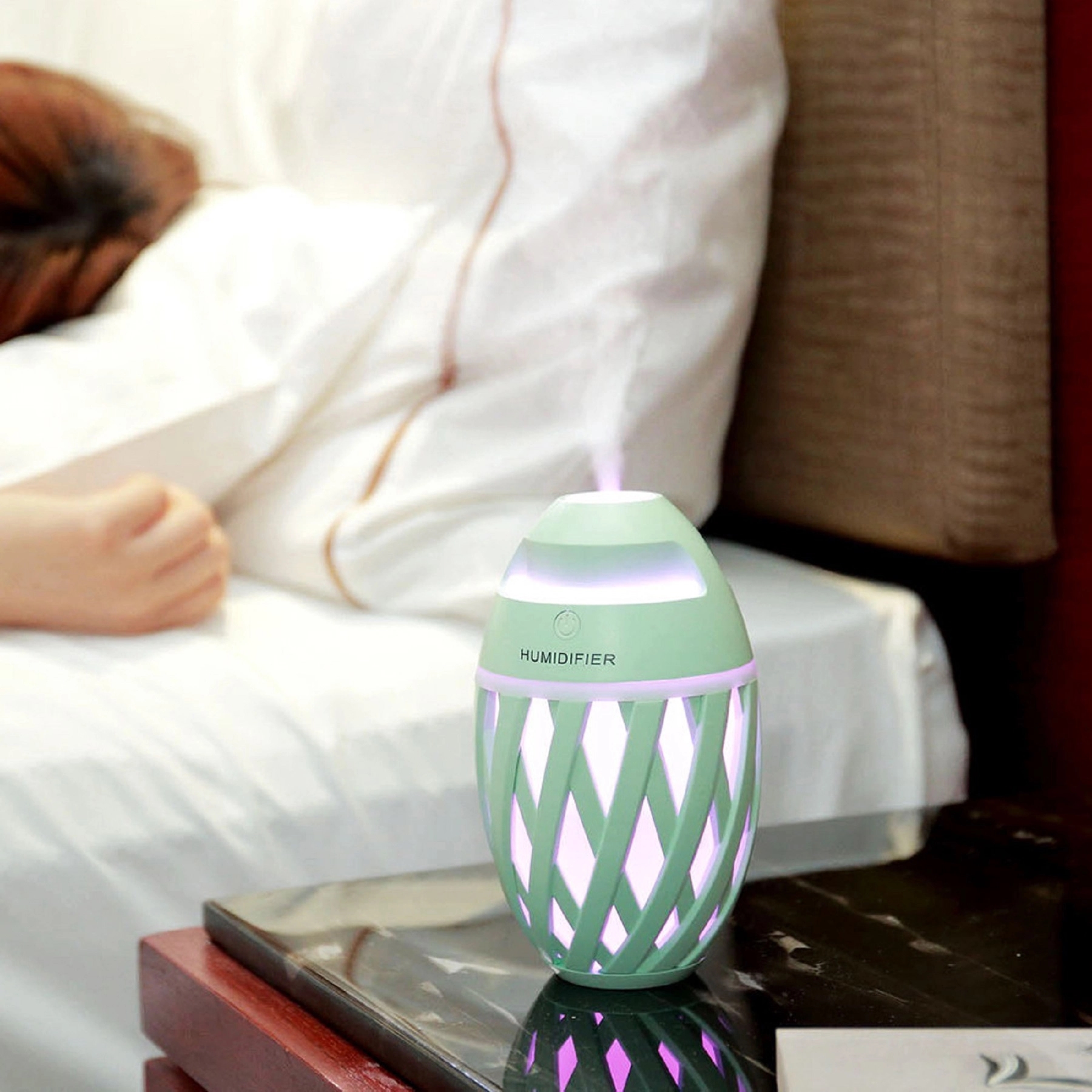 320 ml Rugby Shape Air Humidifier with LED Light 5