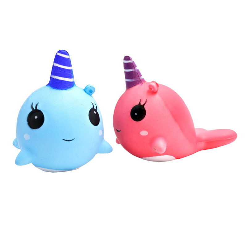 Squishy Narwhal Squeeze Toy Stress Reliever 6