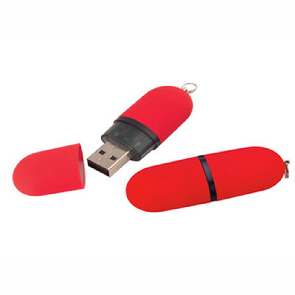 2 gb lipstick usb flash drive with key chains 4